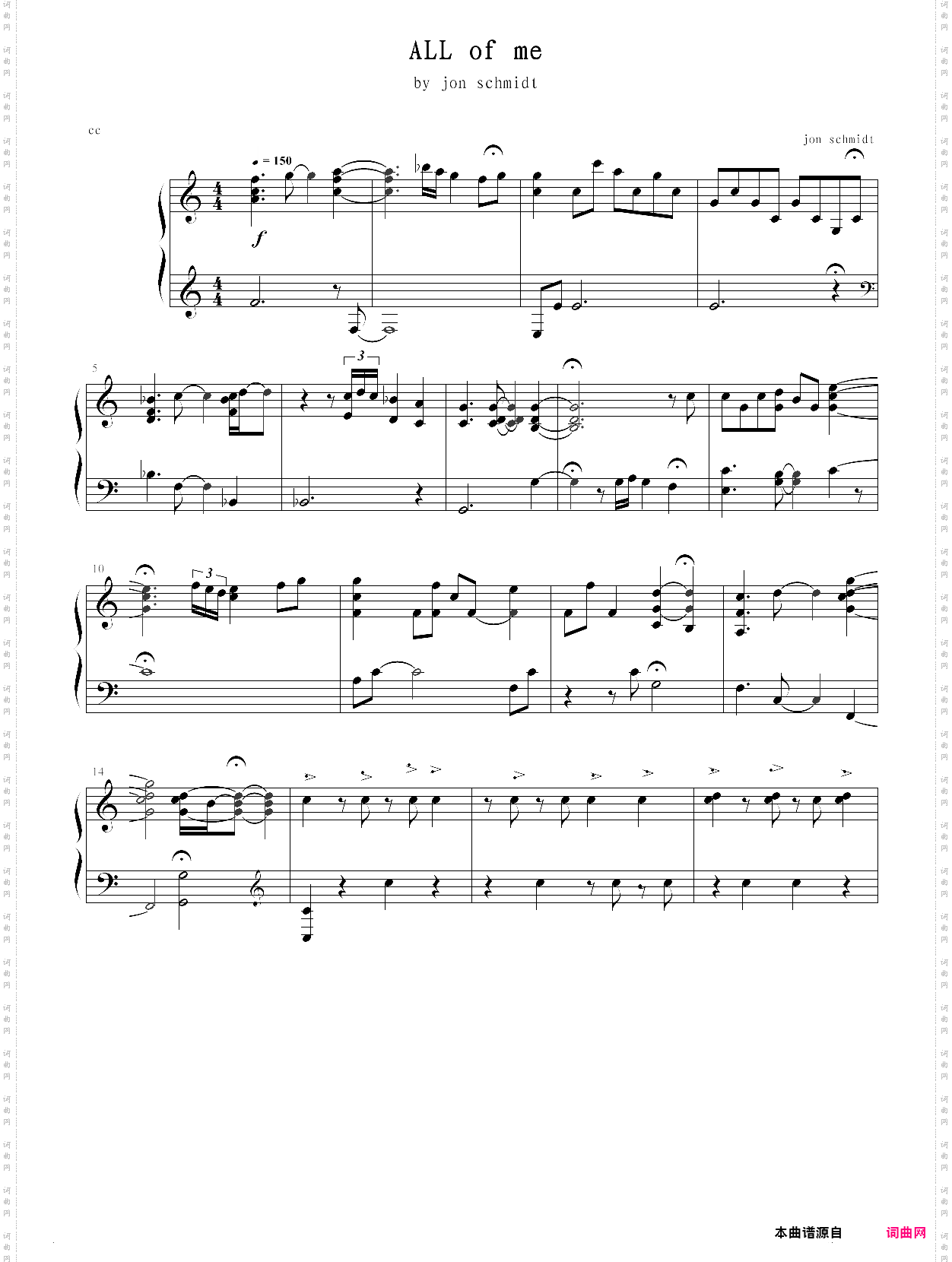 all of me_c调完整版