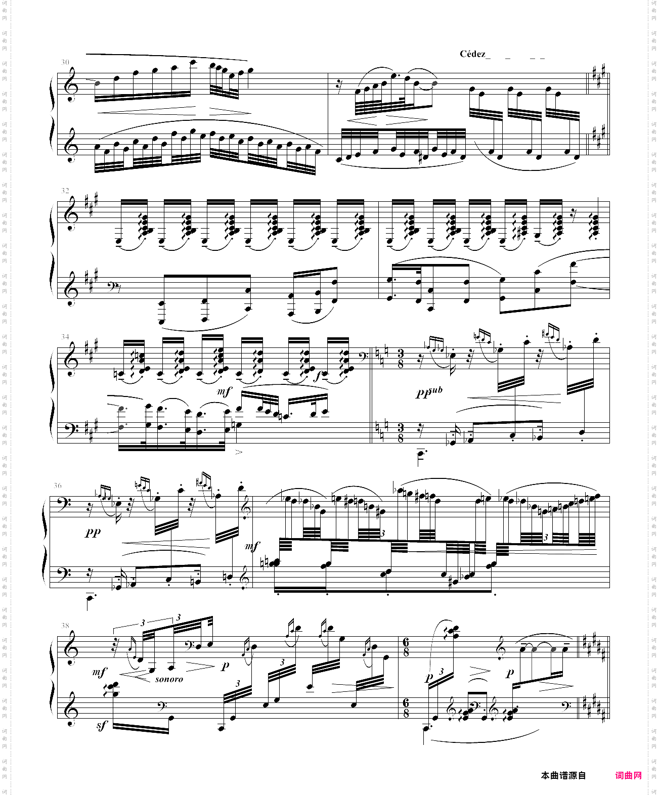 十二首练习曲练习曲第二册-为装饰音而作