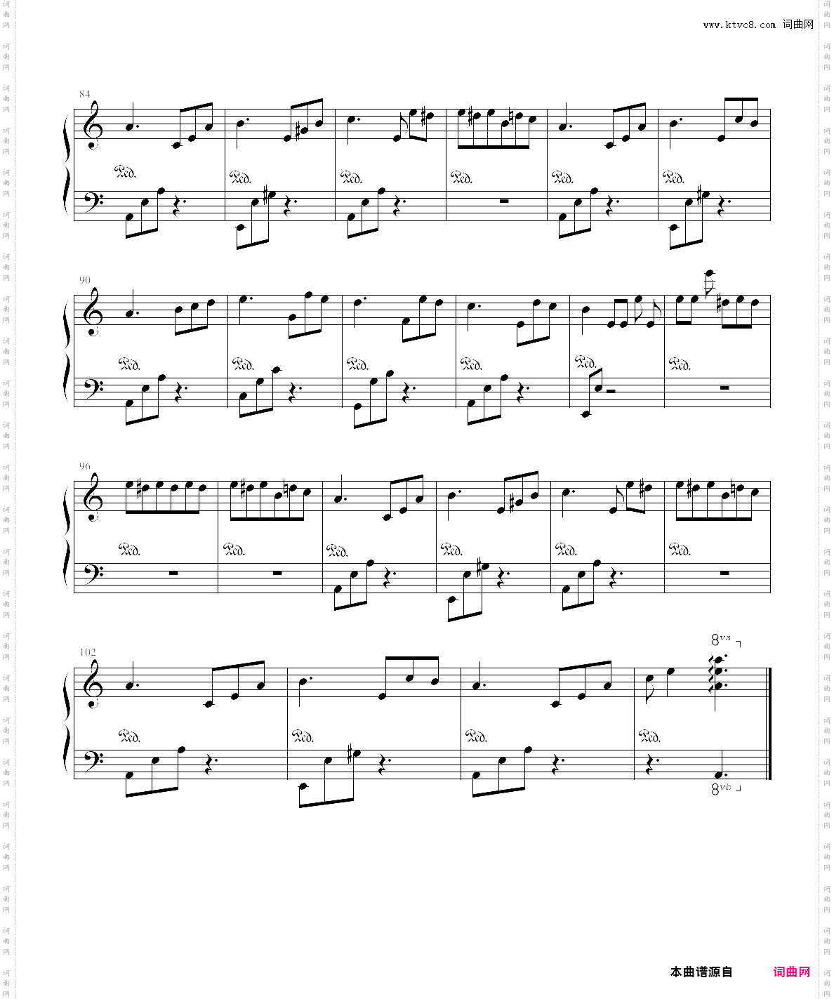 for elise致爱丽丝，原版，完全版