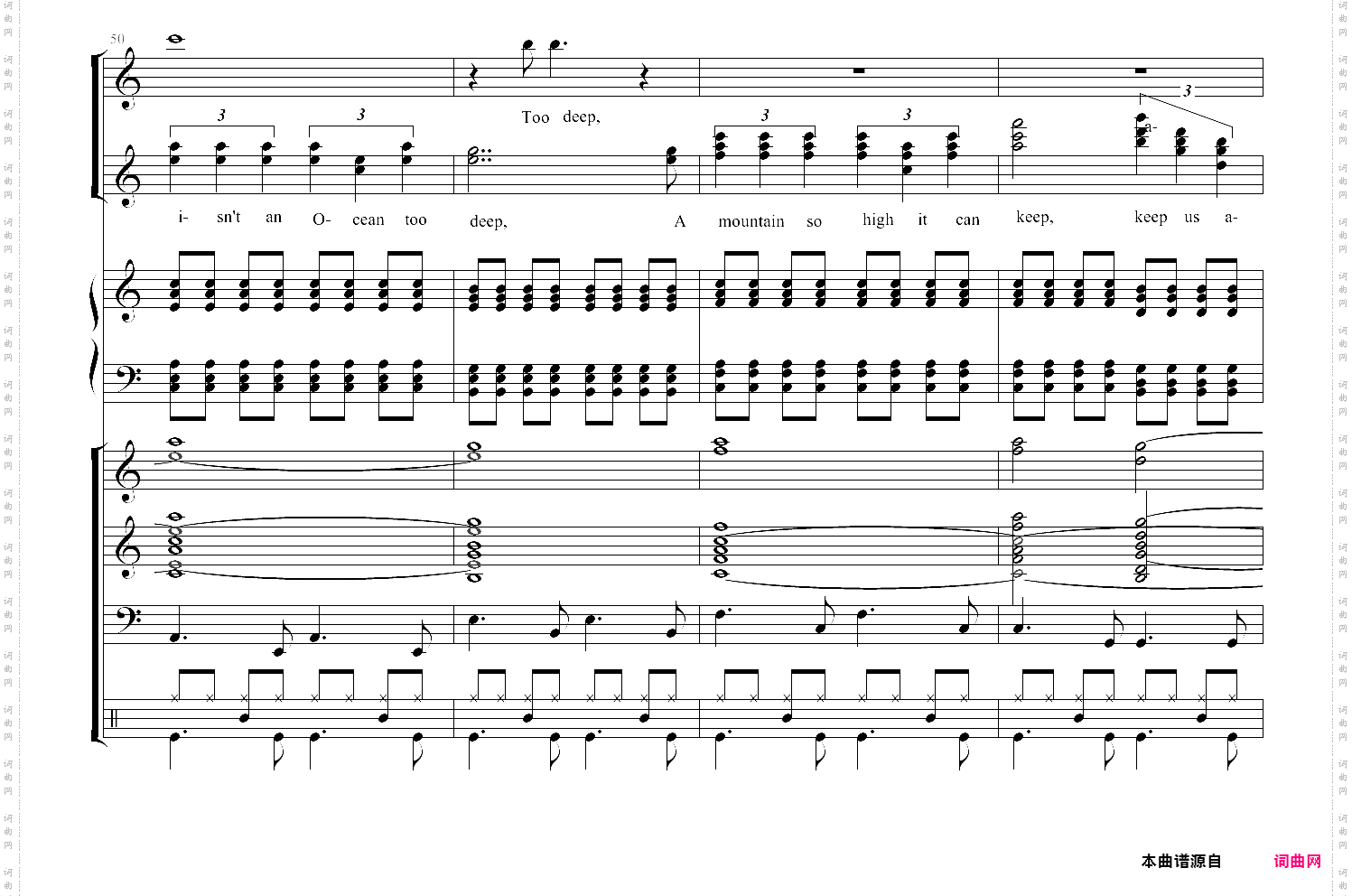 i will follow him 总谱