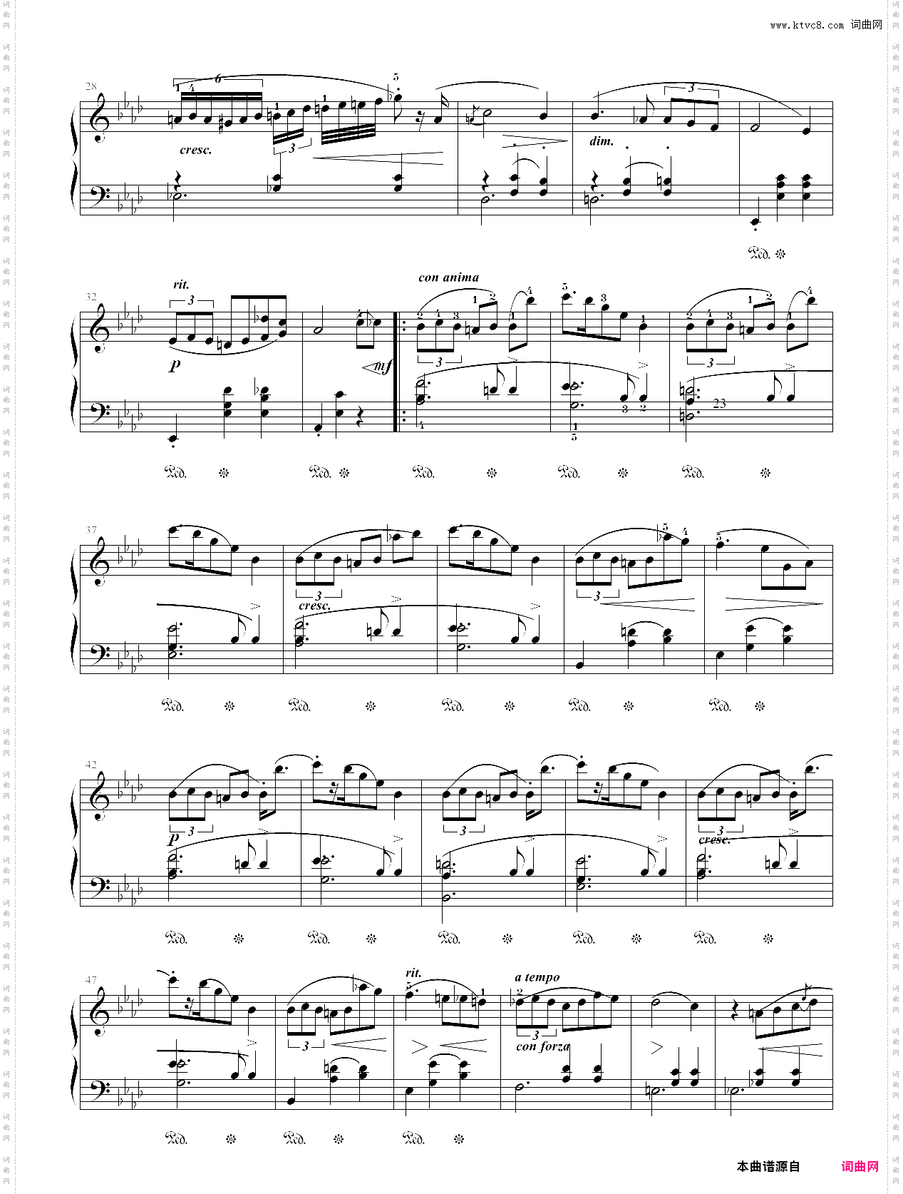 158·第七级规定曲目a组圆舞曲op·69_no·1-中国音乐学院钢琴考级全国通用教材第二套