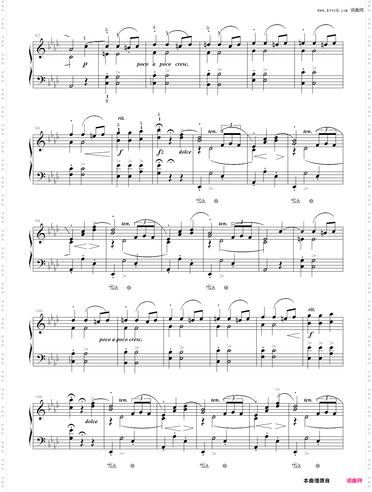 158·第七级规定曲目a组圆舞曲op·69_no·1-中国音乐学院钢琴考级全国通用教材第二套