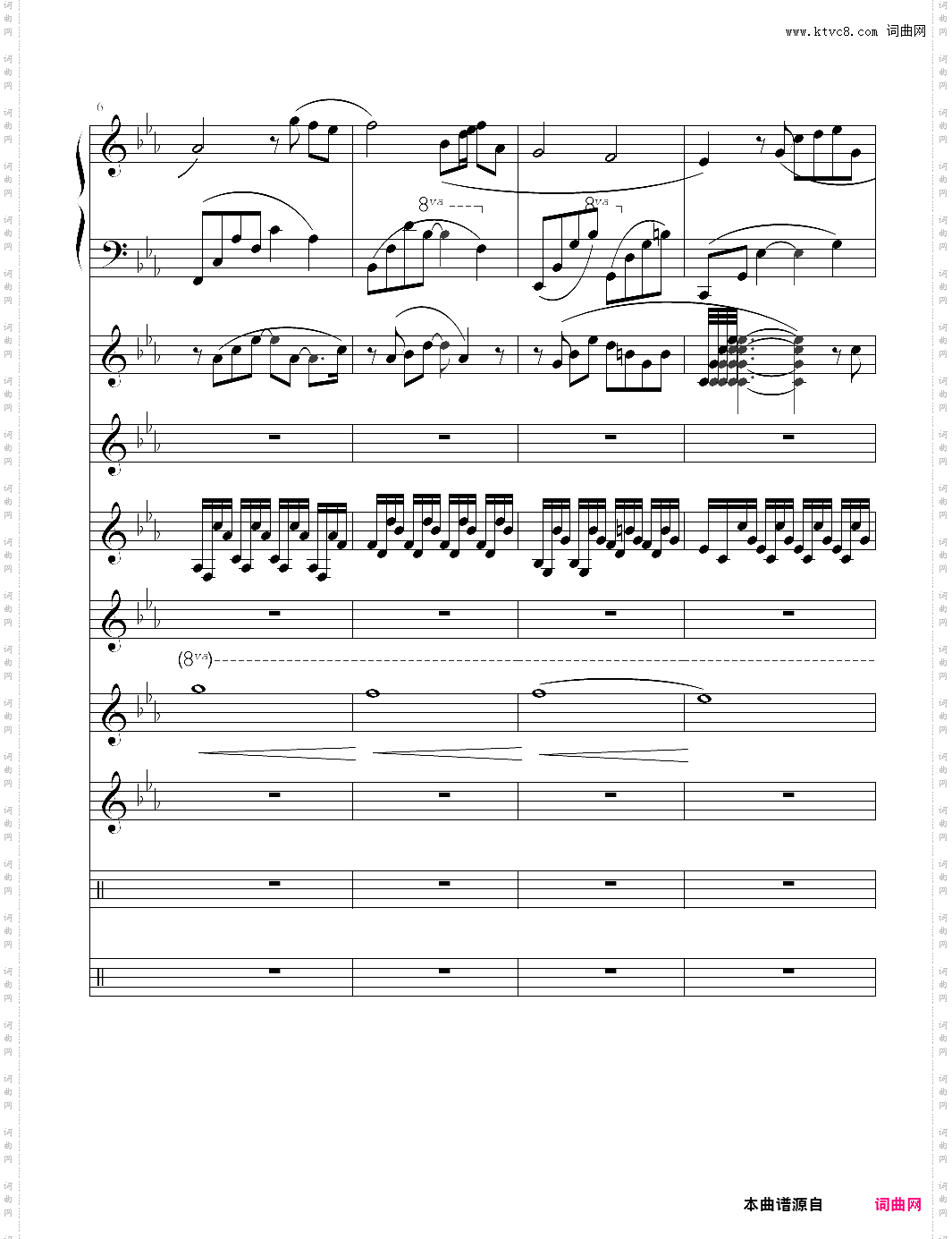 利鲁之歌 leeloos theme 多种乐器