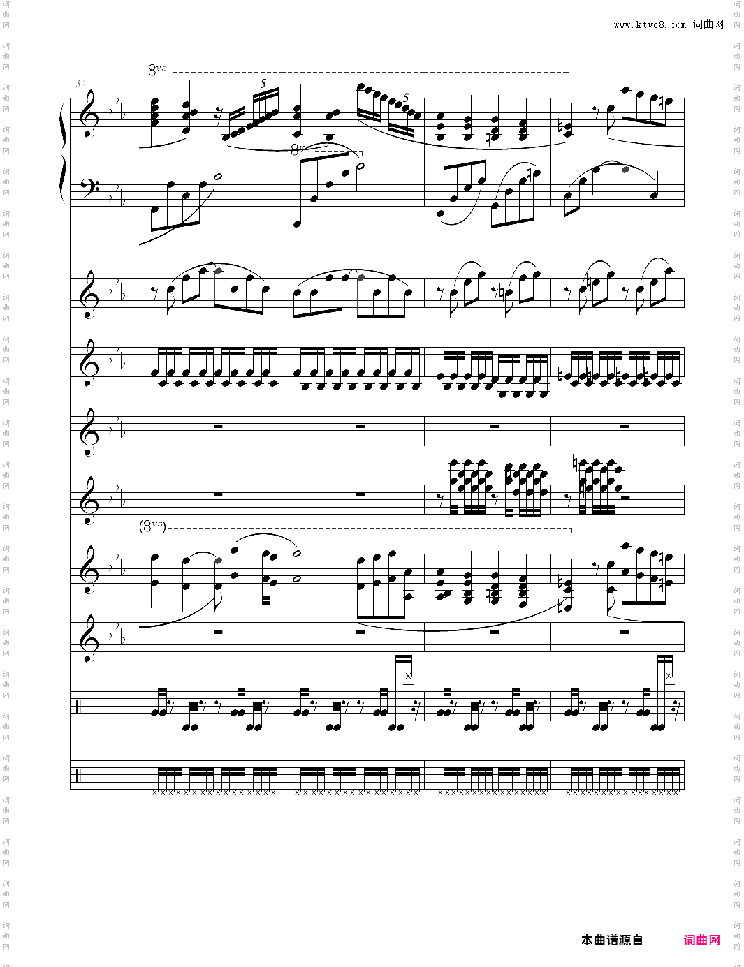 利鲁之歌 leeloos theme 多种乐器