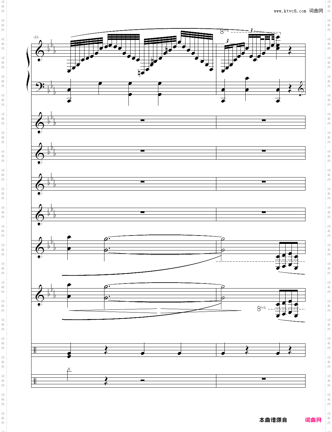 利鲁之歌 leeloos theme 多种乐器