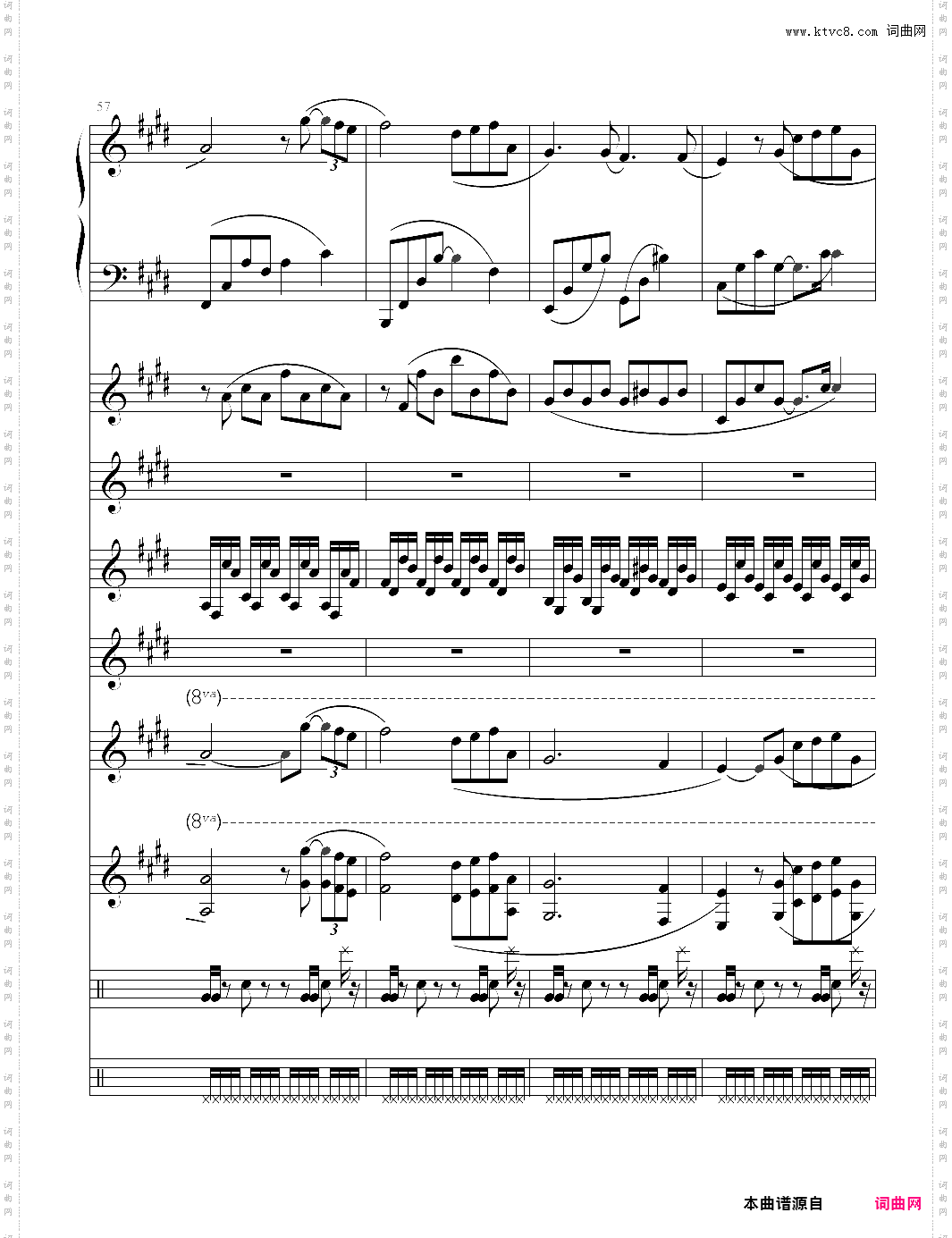 利鲁之歌 leeloos theme 多种乐器