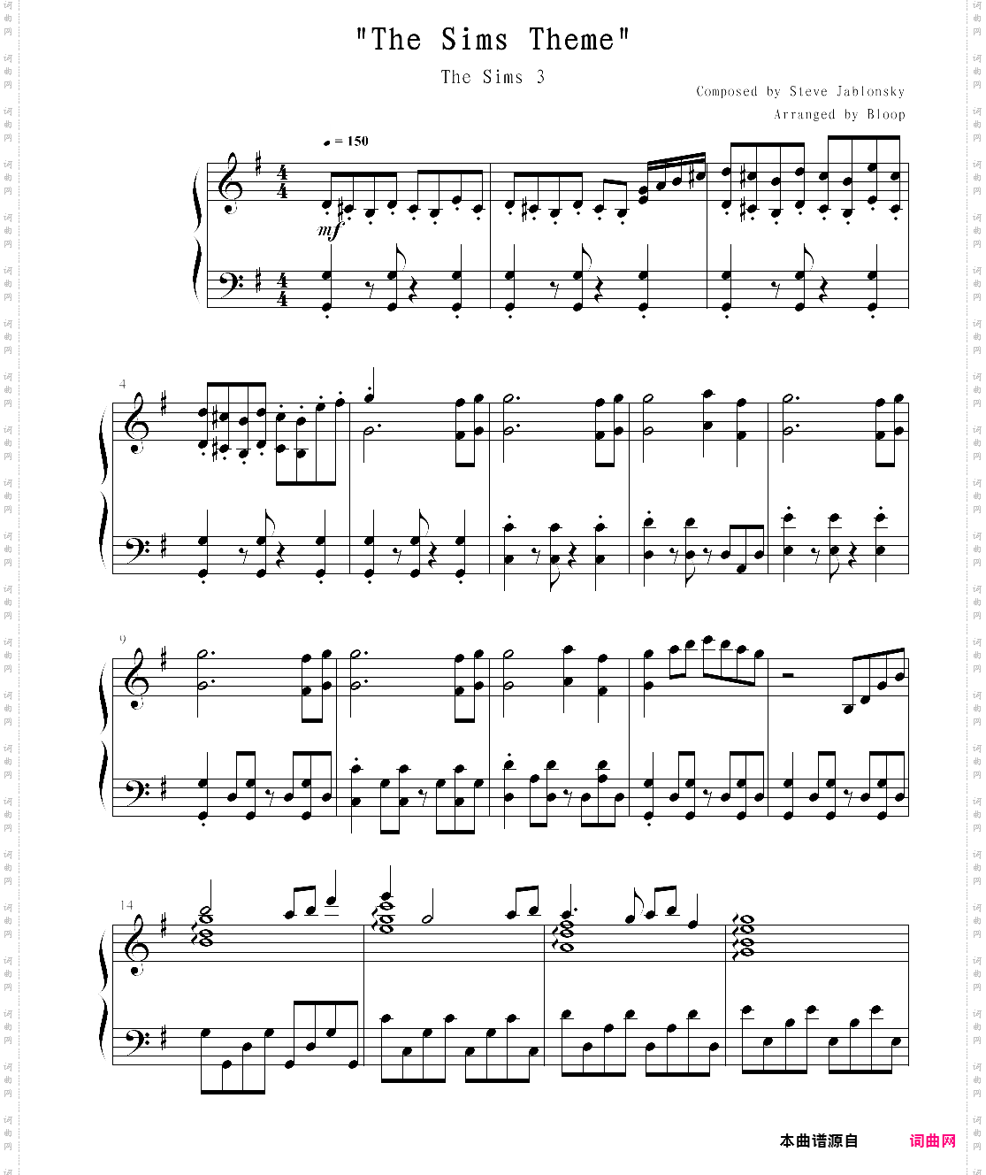 模拟人生3开场曲