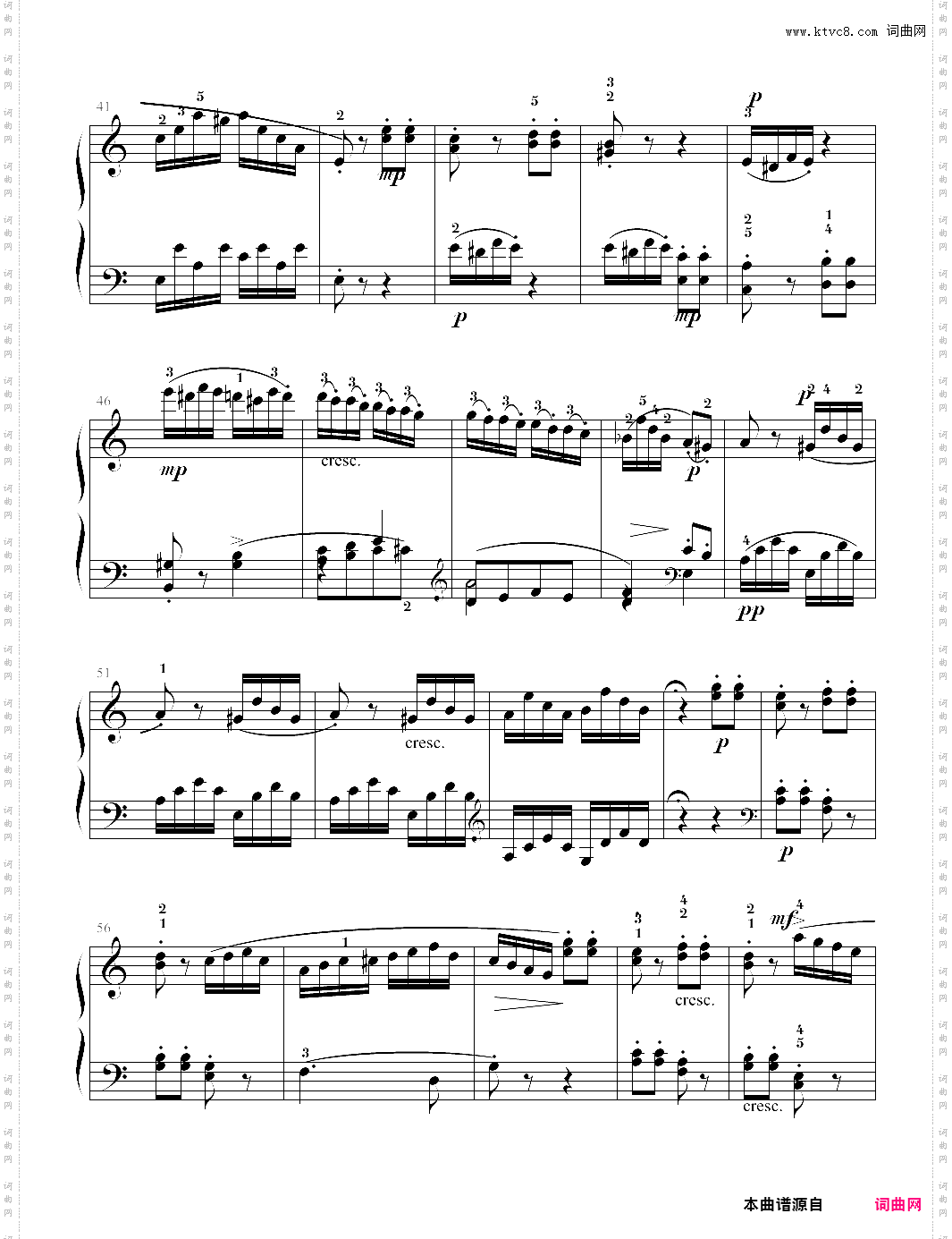 c大调奏鸣曲-莫扎特 考级