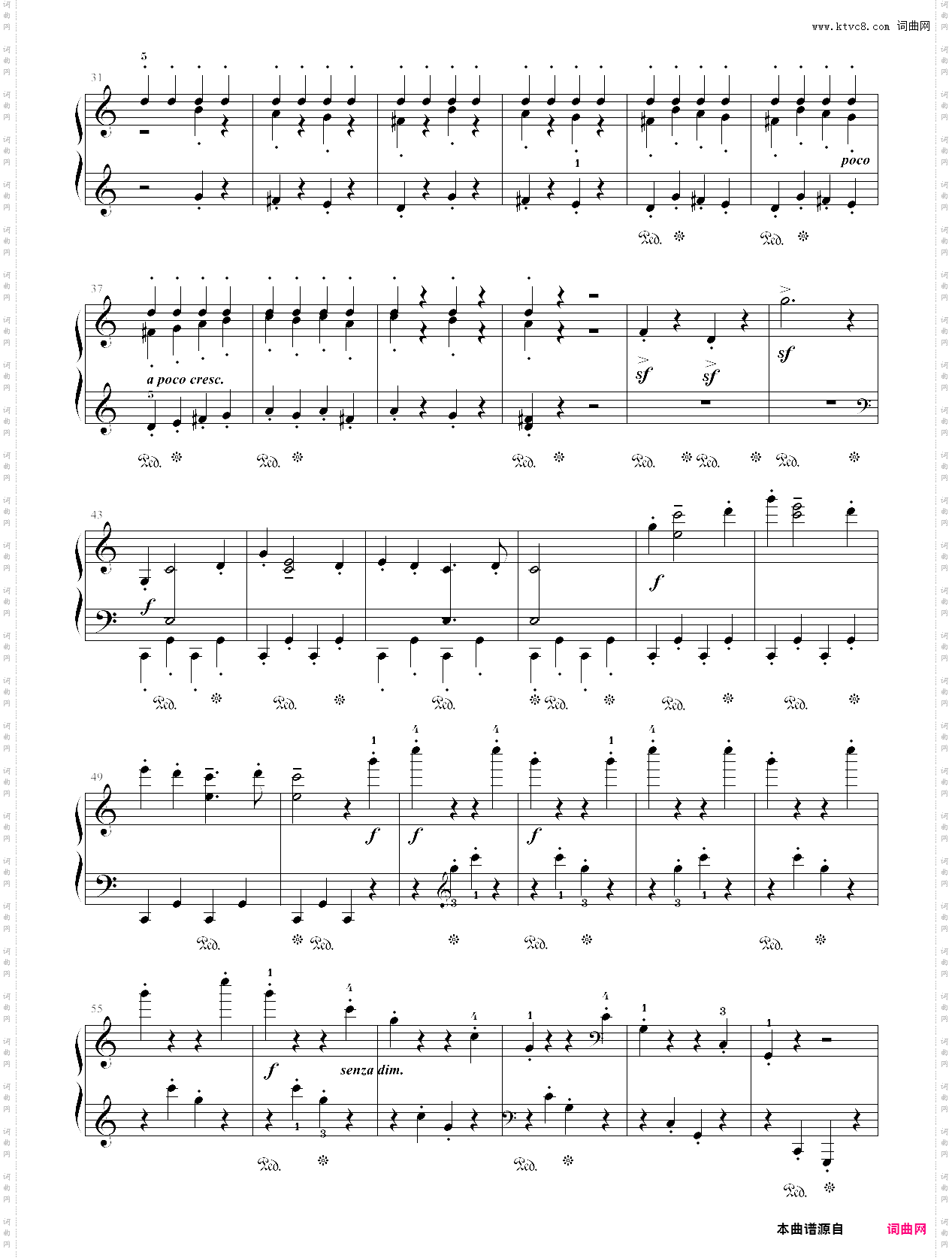 120·第五级自选曲目木偶游行-中国音乐学院钢琴考级全国通用教材第二套