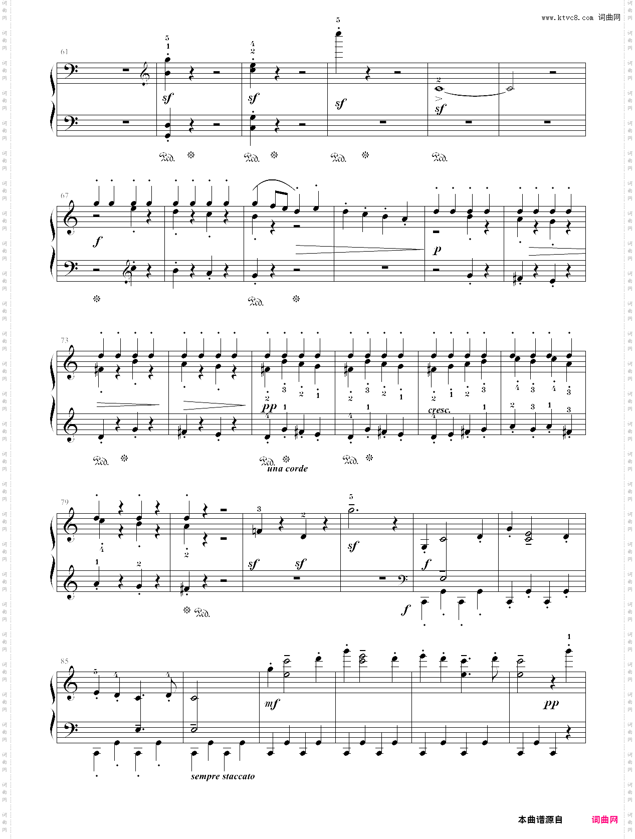 120·第五级自选曲目木偶游行-中国音乐学院钢琴考级全国通用教材第二套
