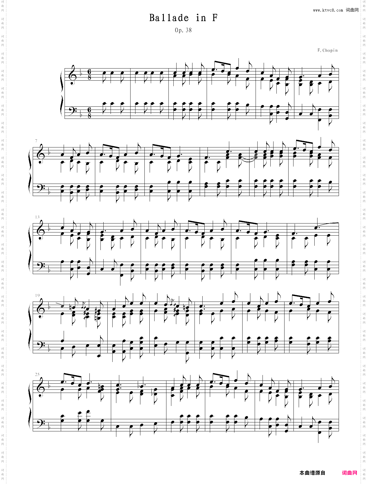 f大调叙事曲