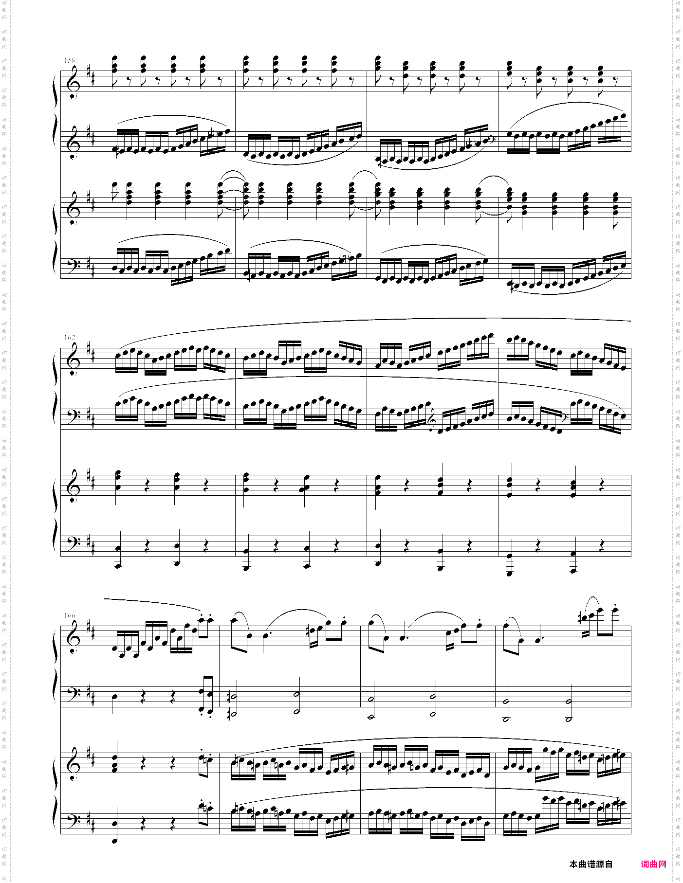 d大调双钢琴奏鸣曲k448第一乐章