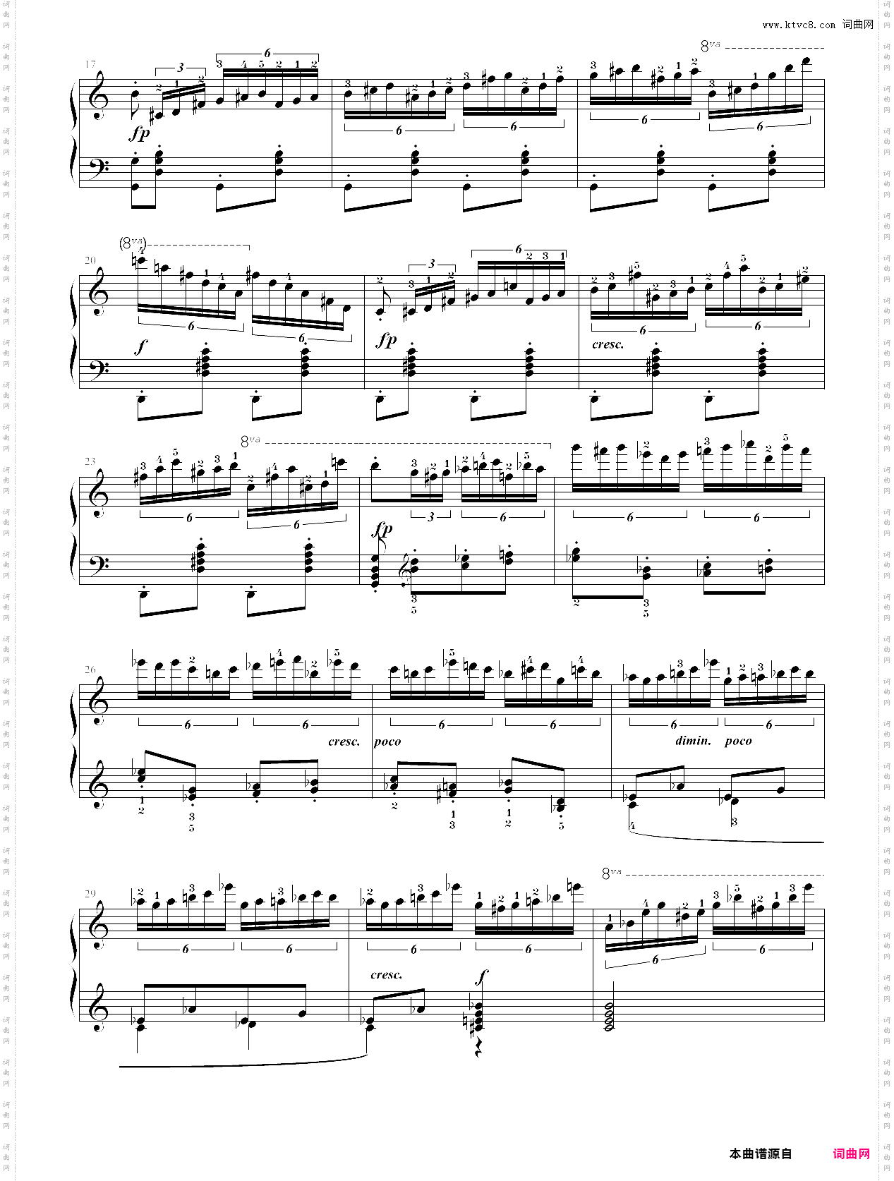 153·第八级练习曲车尔尼练习曲op·740no·16-中央音乐学院业余考级教程
