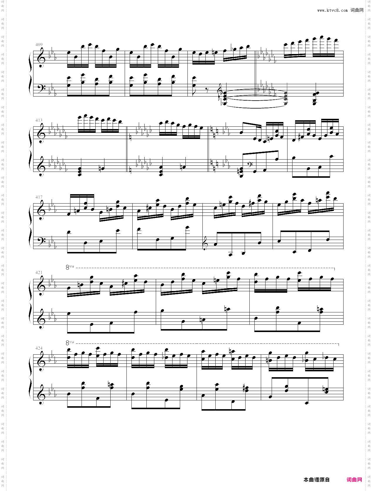 降e大调华丽回旋曲op·16 肖邦