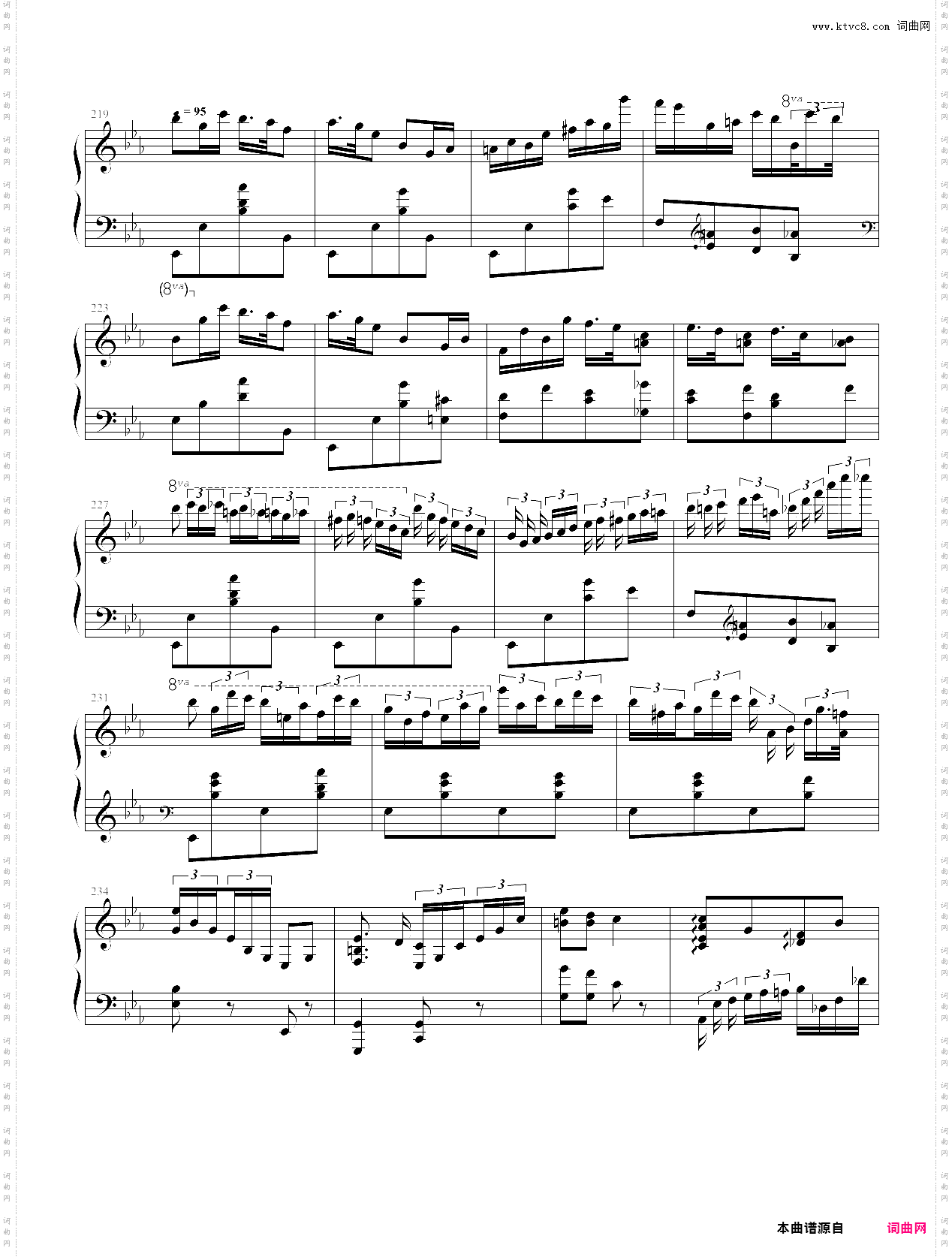 降e大调华丽回旋曲 op·16 肖邦