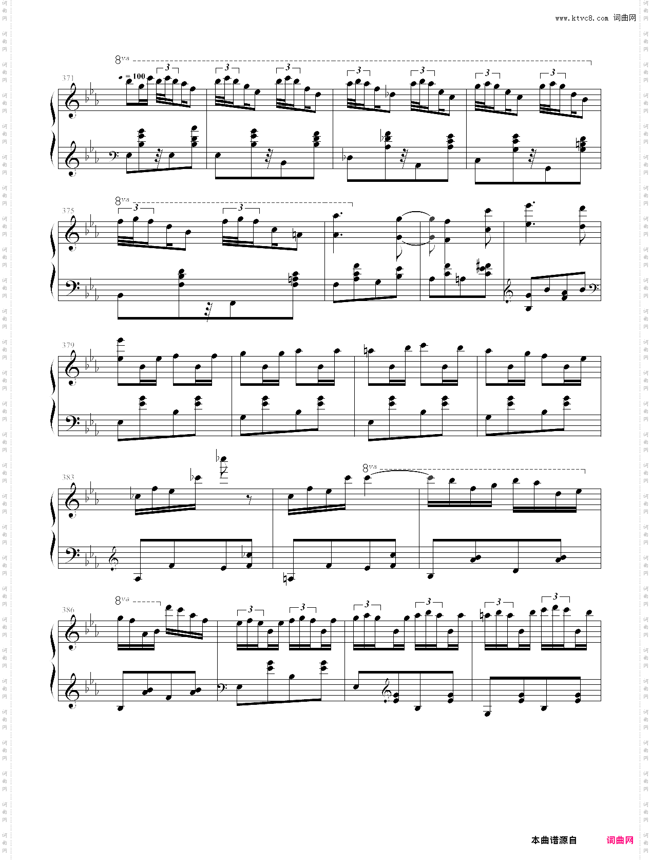 降e大调华丽回旋曲 op·16 肖邦
