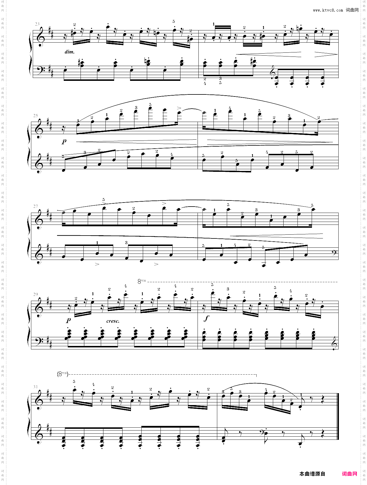 38·第四级练习曲练习曲op·849no·24-中央音乐学院业余考级教程