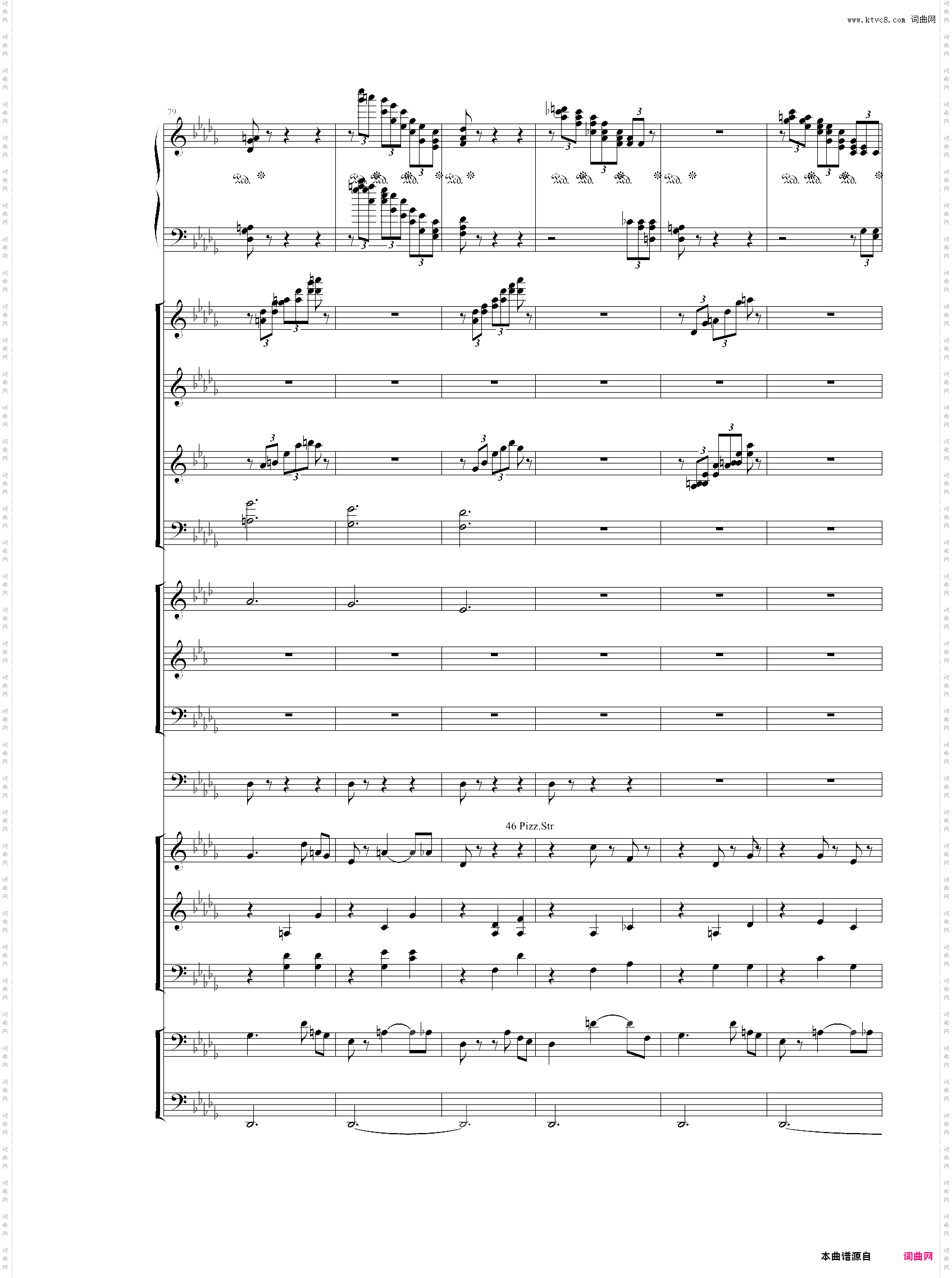 【乐队总谱】【第一份】柴可夫斯基 降b小调第一钢琴协奏曲
