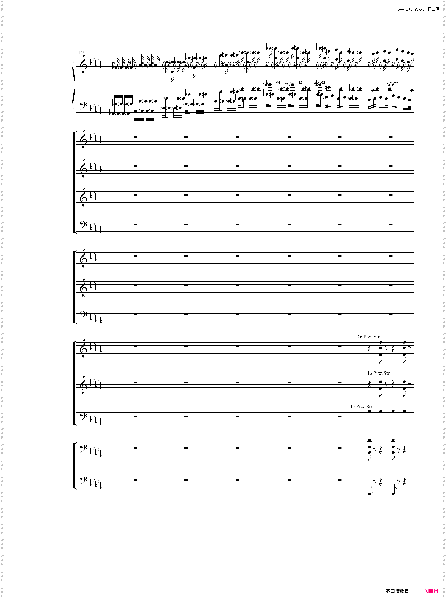 【乐队总谱】【第一份】柴可夫斯基 降b小调第一钢琴协奏曲