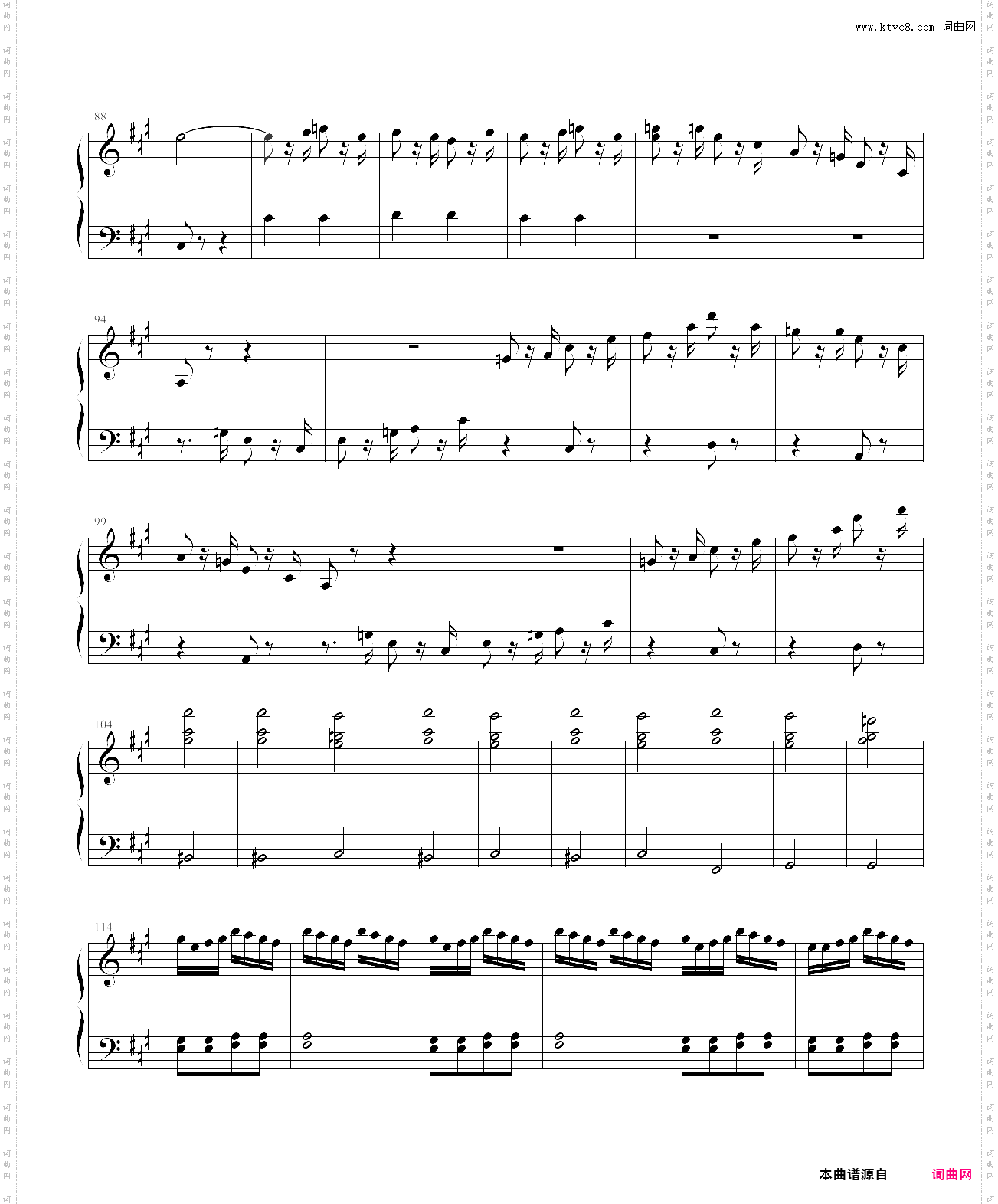 贝多芬第七交响曲第四乐章钢琴改编版