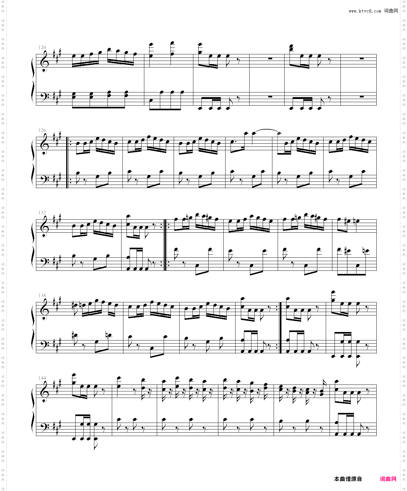 贝多芬第七交响曲第四乐章钢琴改编版