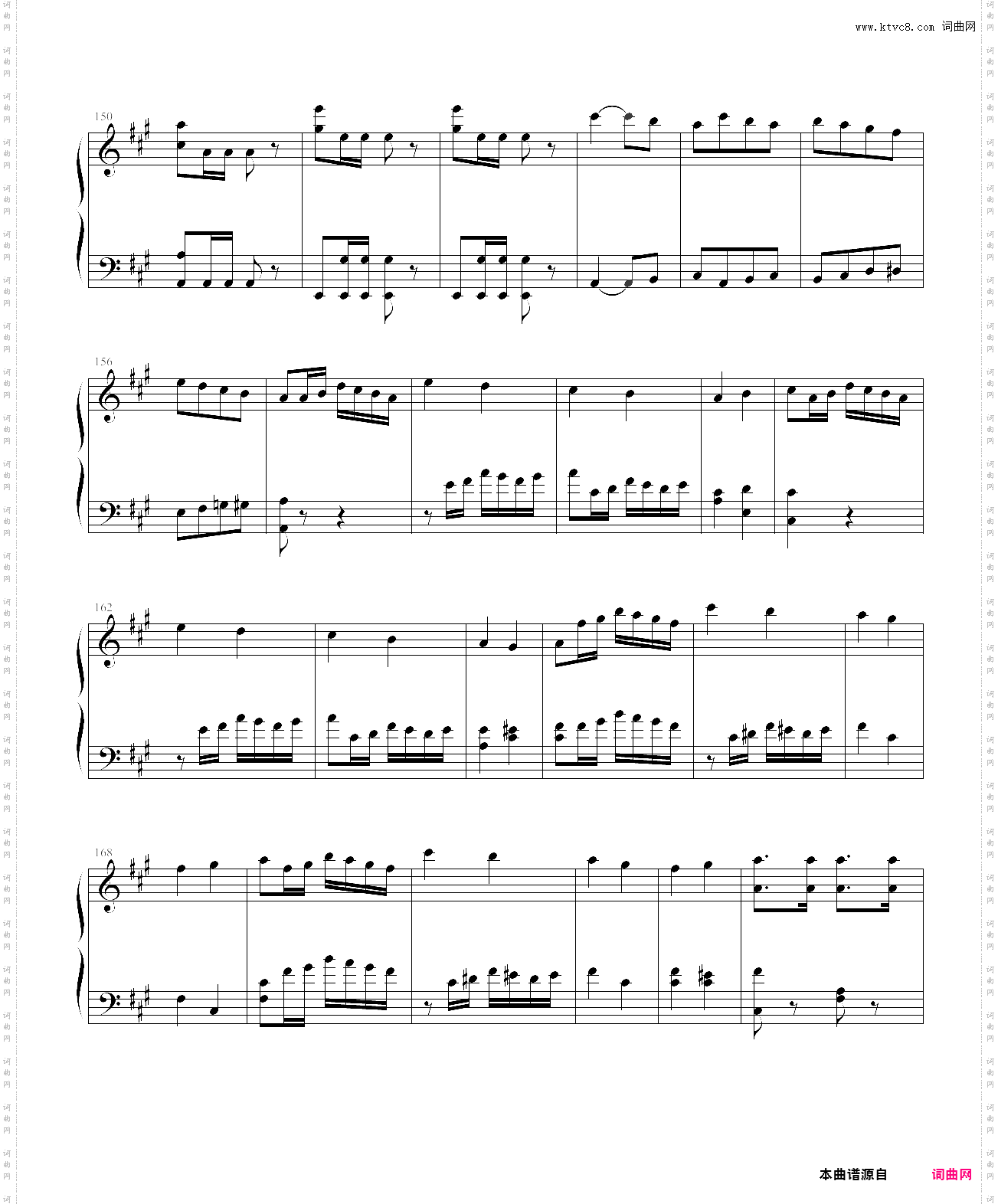 贝多芬第七交响曲第四乐章钢琴改编版