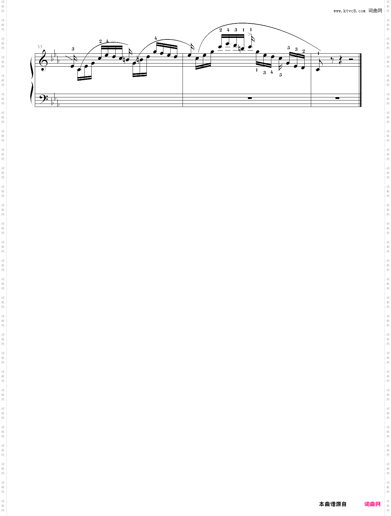 solfeggietto in c minor附指法