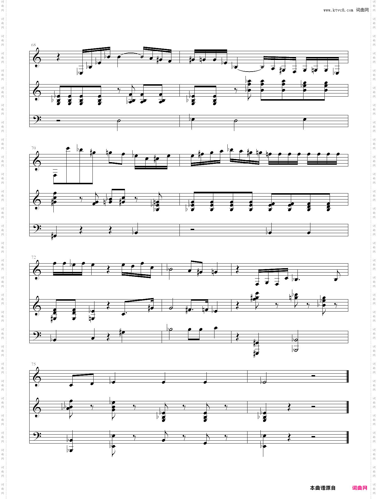 a大调单簧管协奏曲第二乐章之钢琴效果