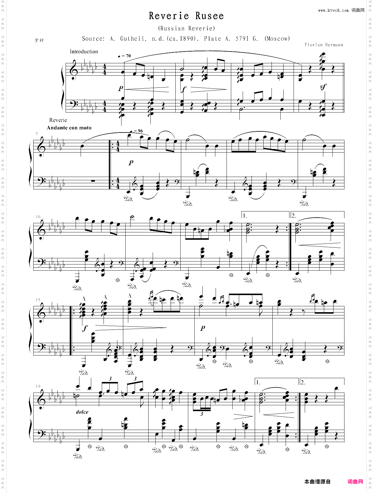***幻想曲russian reverie