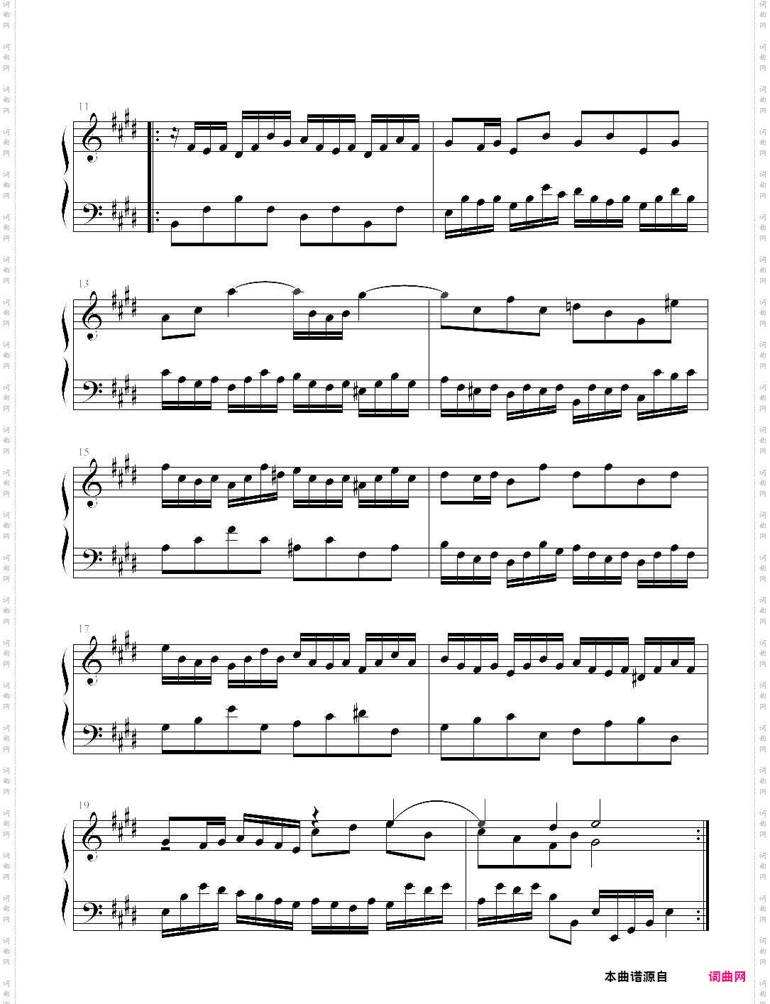 巴赫prelude bwv 937