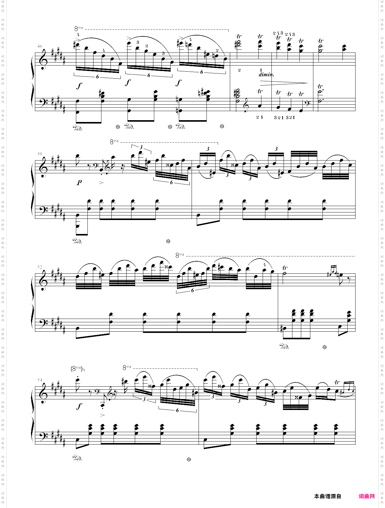 31·第十级波罗乃兹舞曲乐曲03-上海音乐学院社会钢琴考级曲集2020版