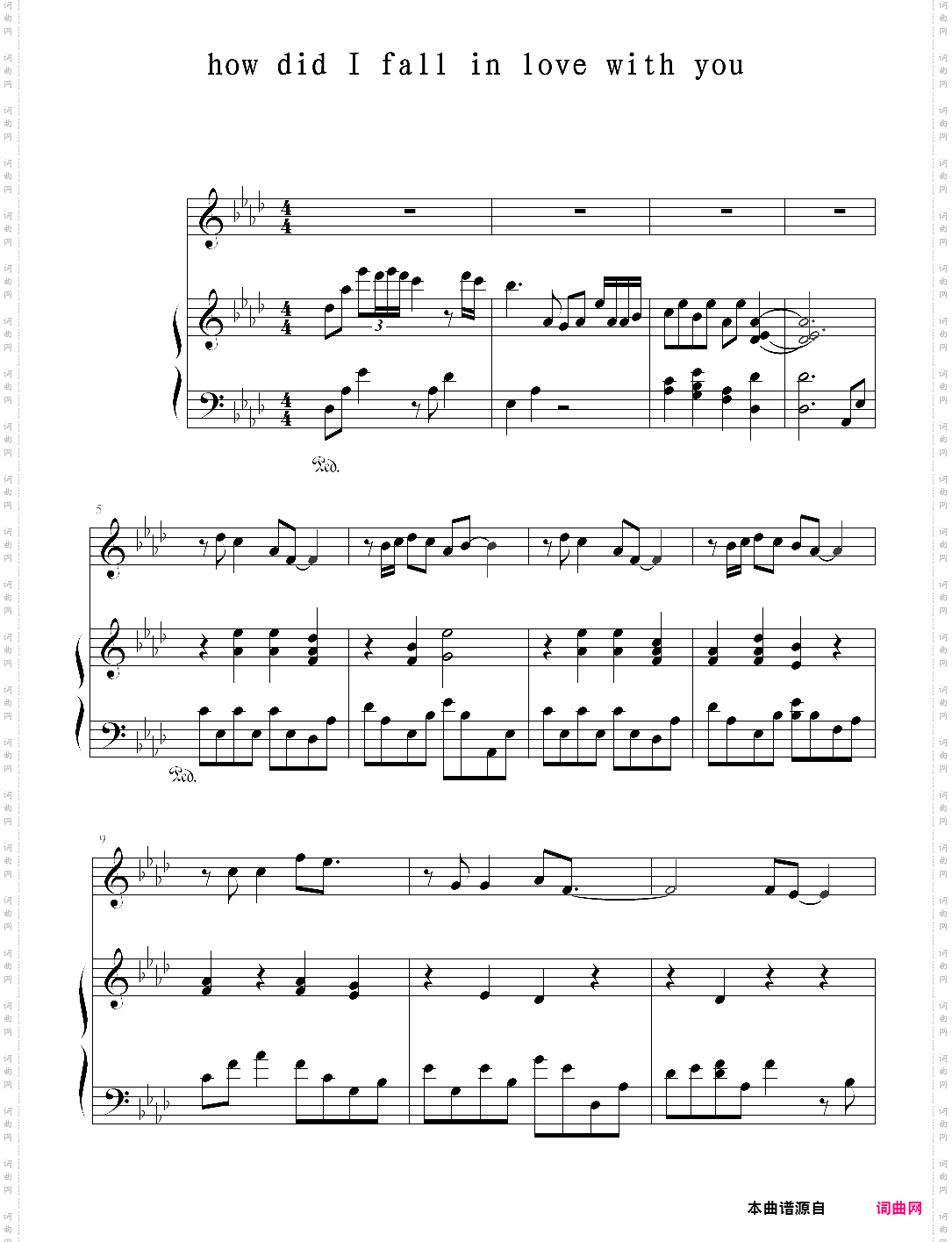 how did i fall in love with you