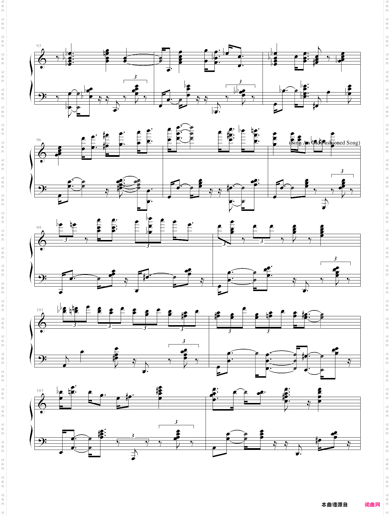 fats waller medley 1胖子沃勒的杂凑曲1,爵士版