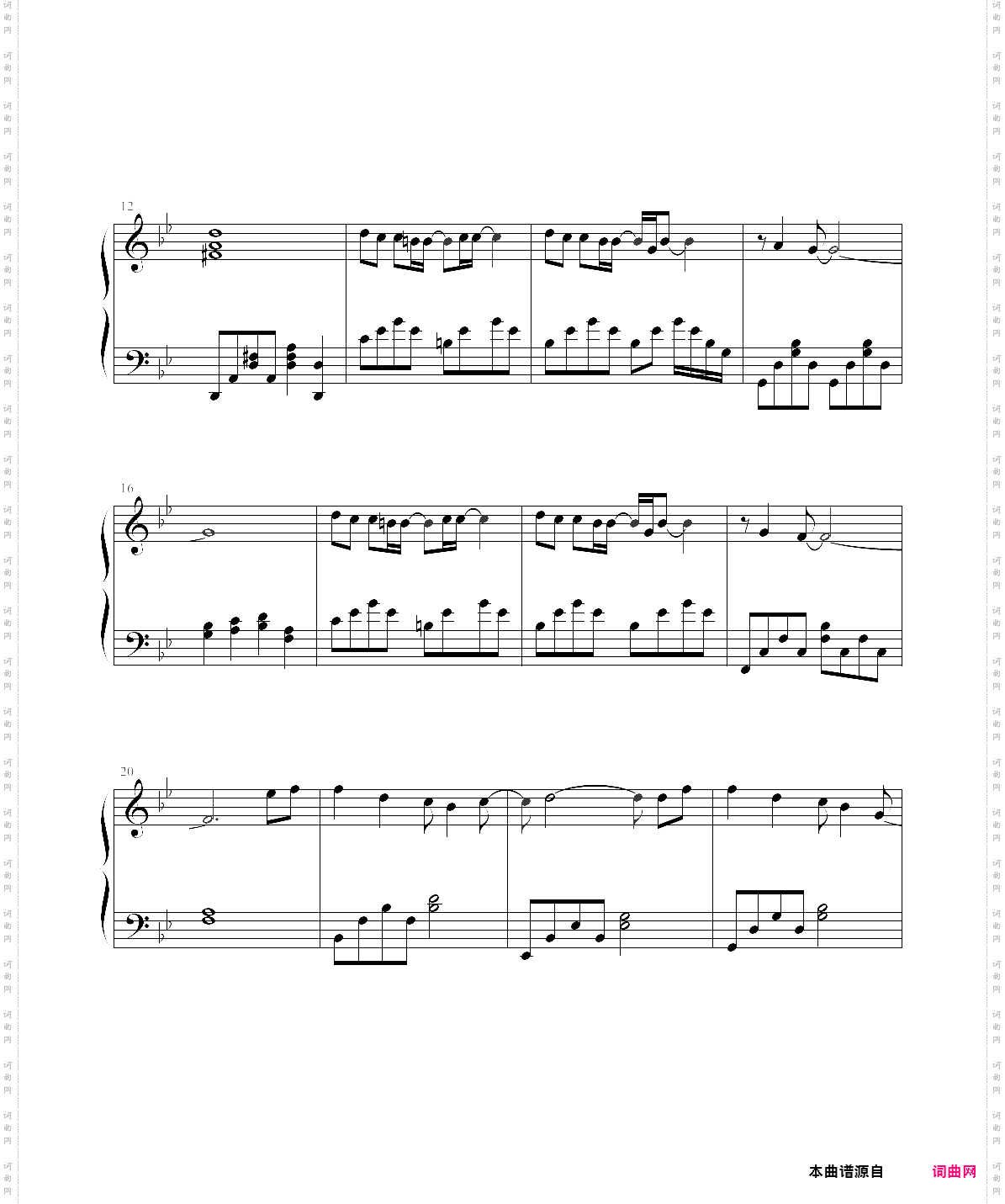 robbie williams-eternity钢琴谱