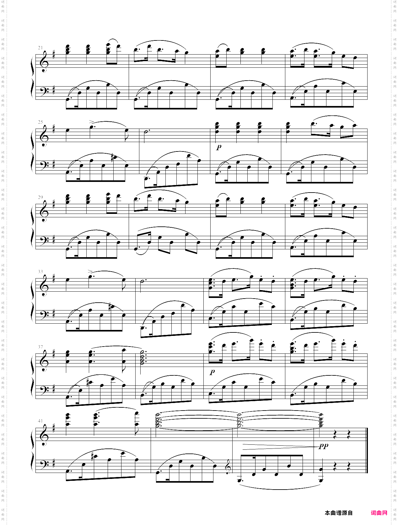 中国民歌儿童钢琴曲集102首048 ballad of jugeng