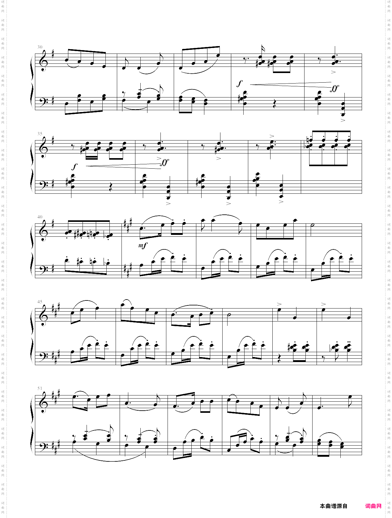 中国民歌儿童钢琴曲集102首069 flower drum of the army