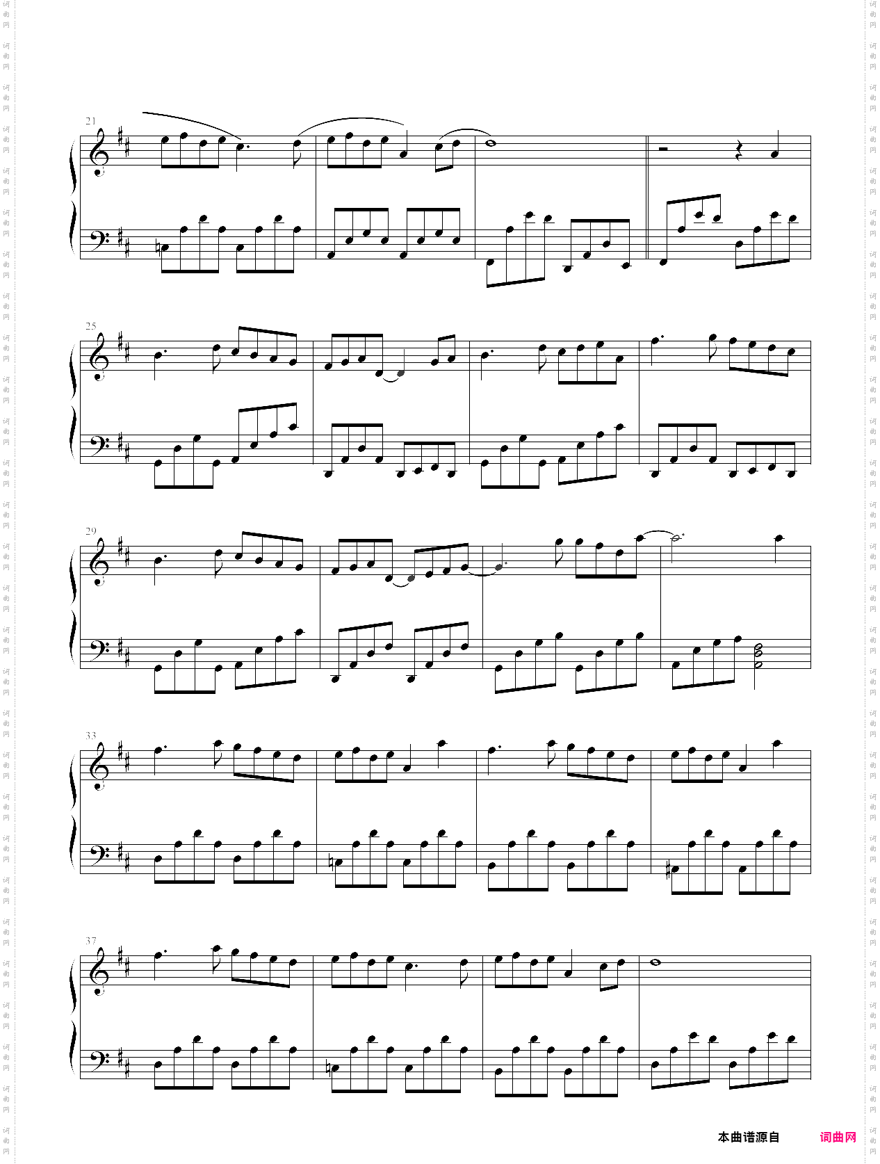 比特里克斯班得瑞的钢琴谱合集