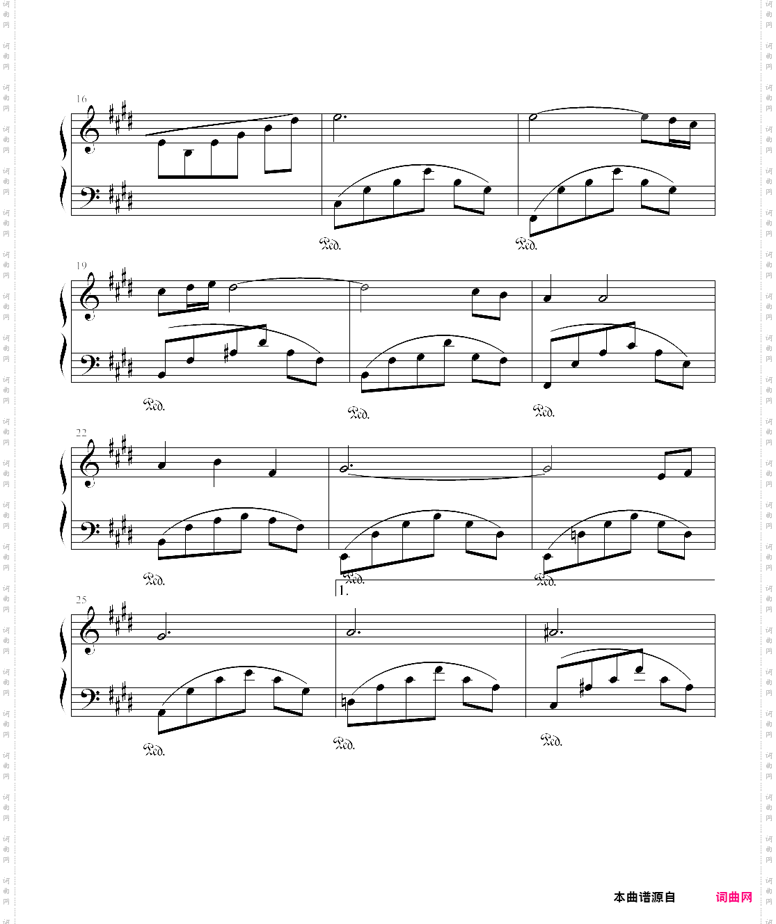 猎鹿人cavatina，原调版本