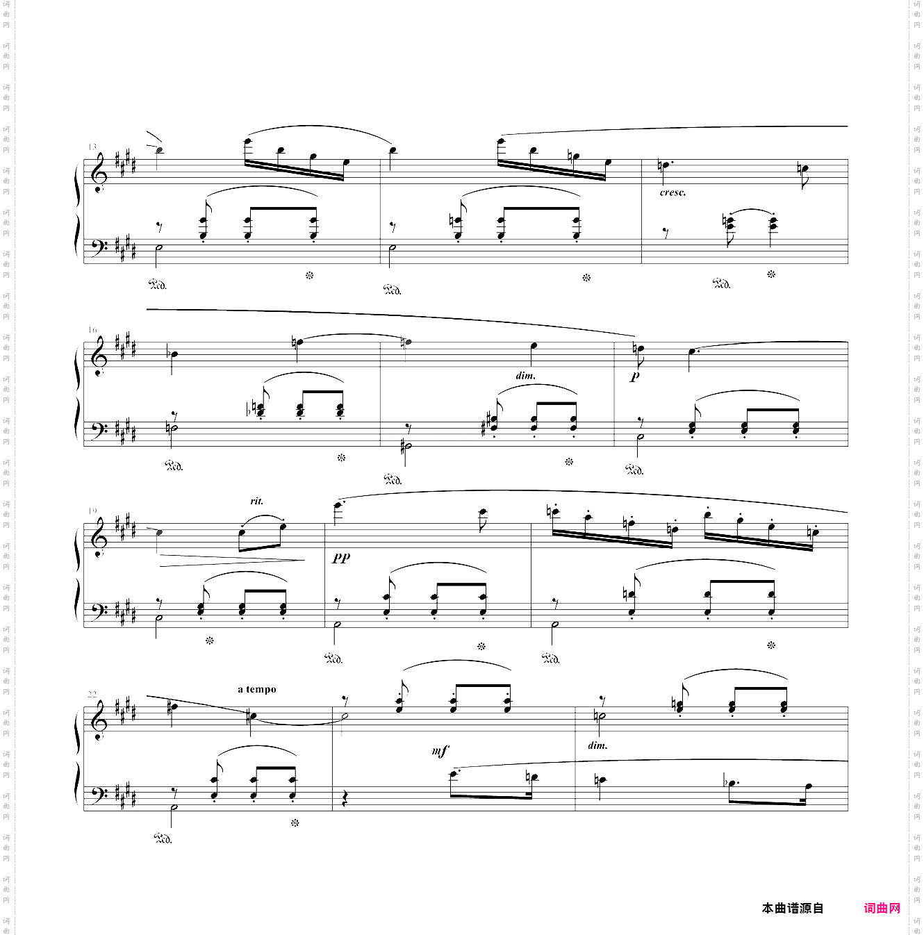 肖斯塔科维奇,前奏曲24首,第一册,op·34 no·1~12【10】升c小调