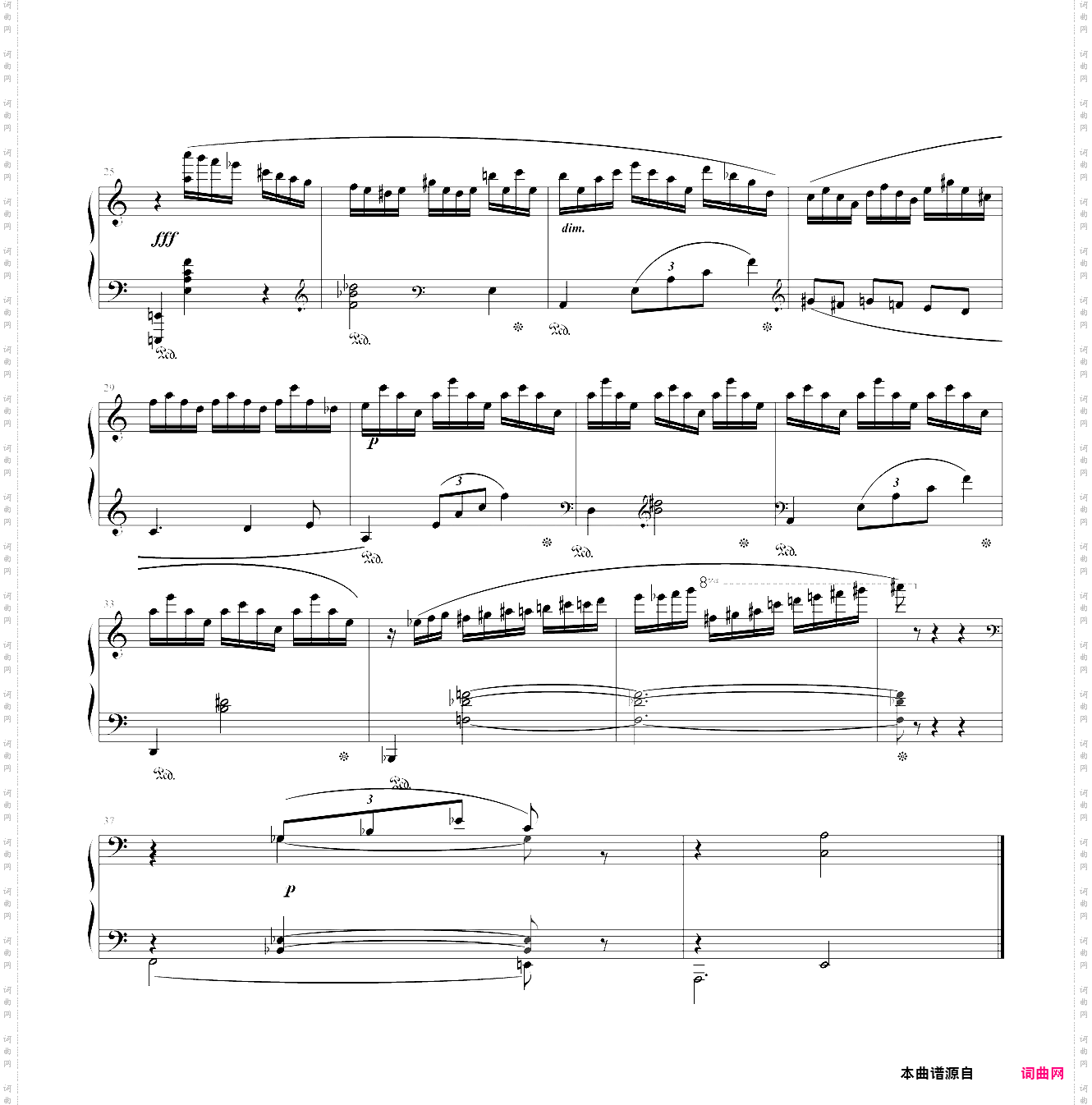 肖斯塔科维奇,前奏曲24首,第一册,op·34 no·1~12【2】a小调
