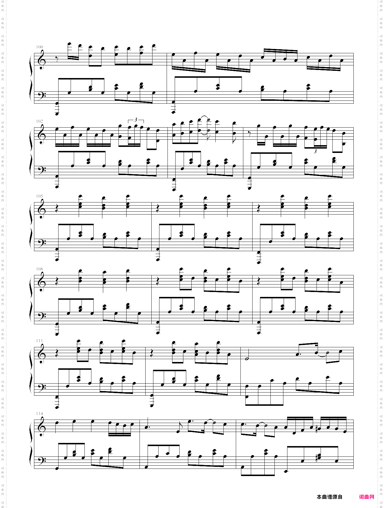 亡灵钢琴完整钢琴版