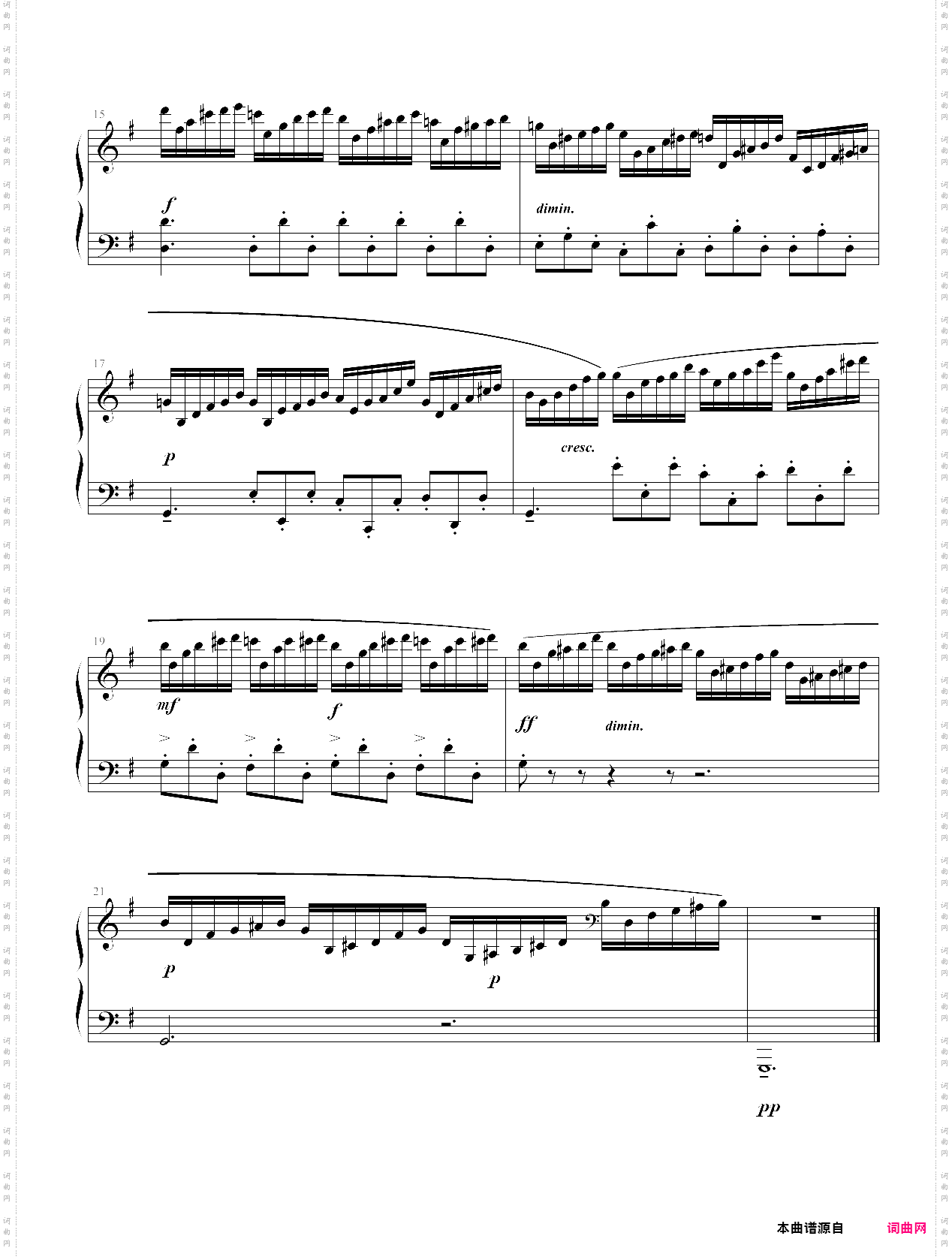 克拉莫练习曲no·24