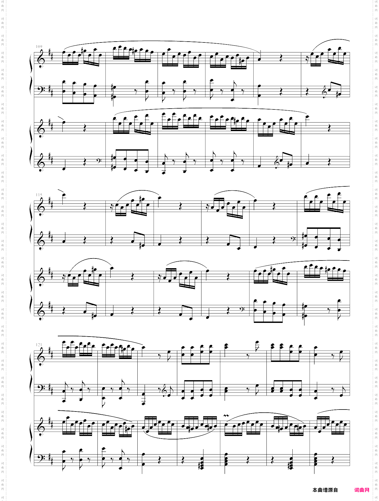 d大调双钢琴奏鸣曲 k448 第三乐章mozart·莫扎特