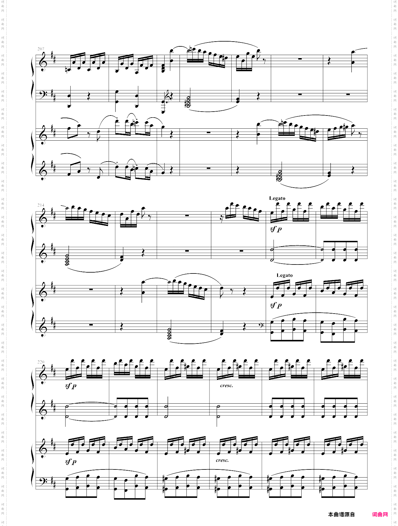 d大调双钢琴奏鸣曲 k448 第三乐章mozart·莫扎特