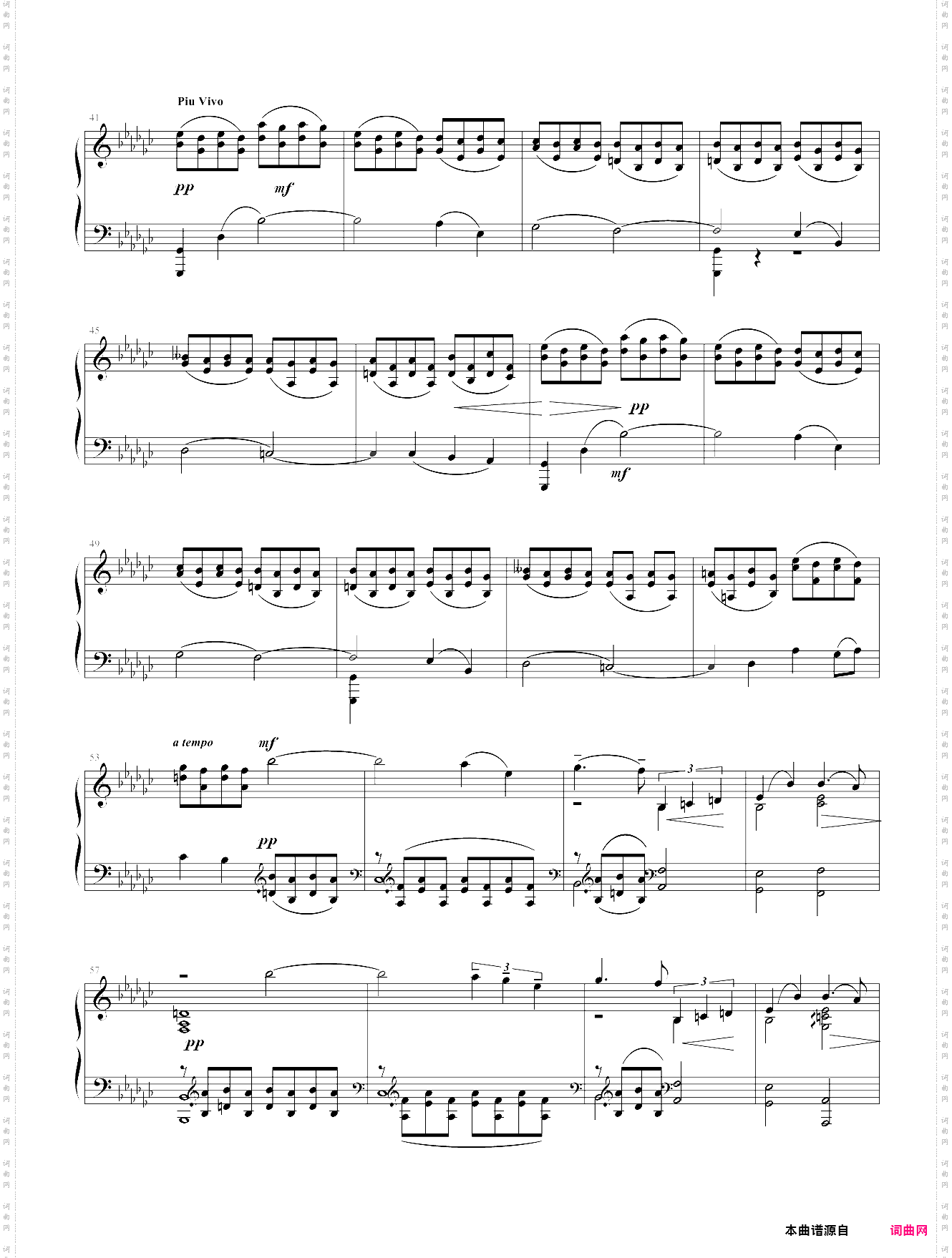 悲歌elegie op3 no1，拉赫马尼诺夫