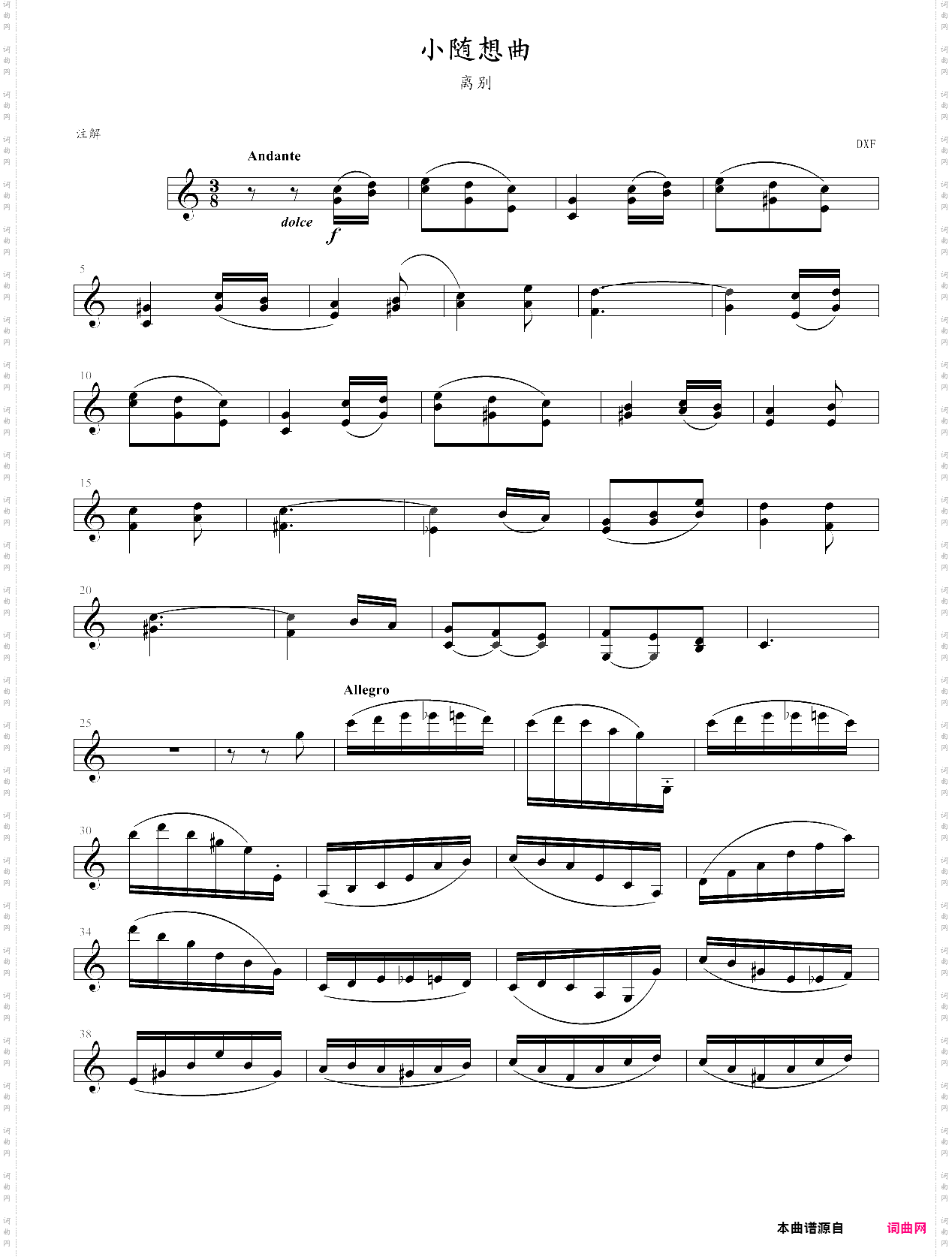 小随想曲