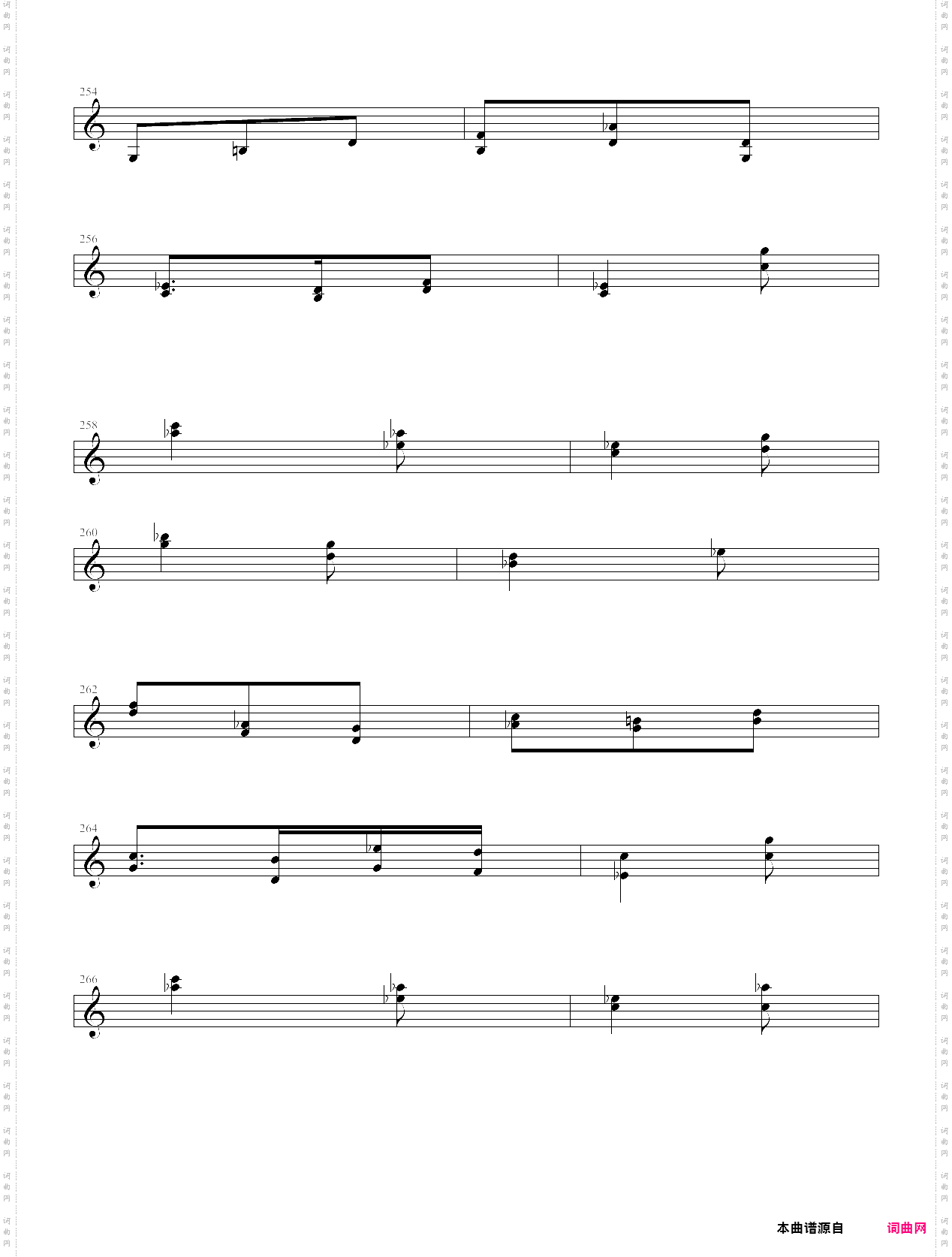 桑塔露琪亚变奏曲修改
