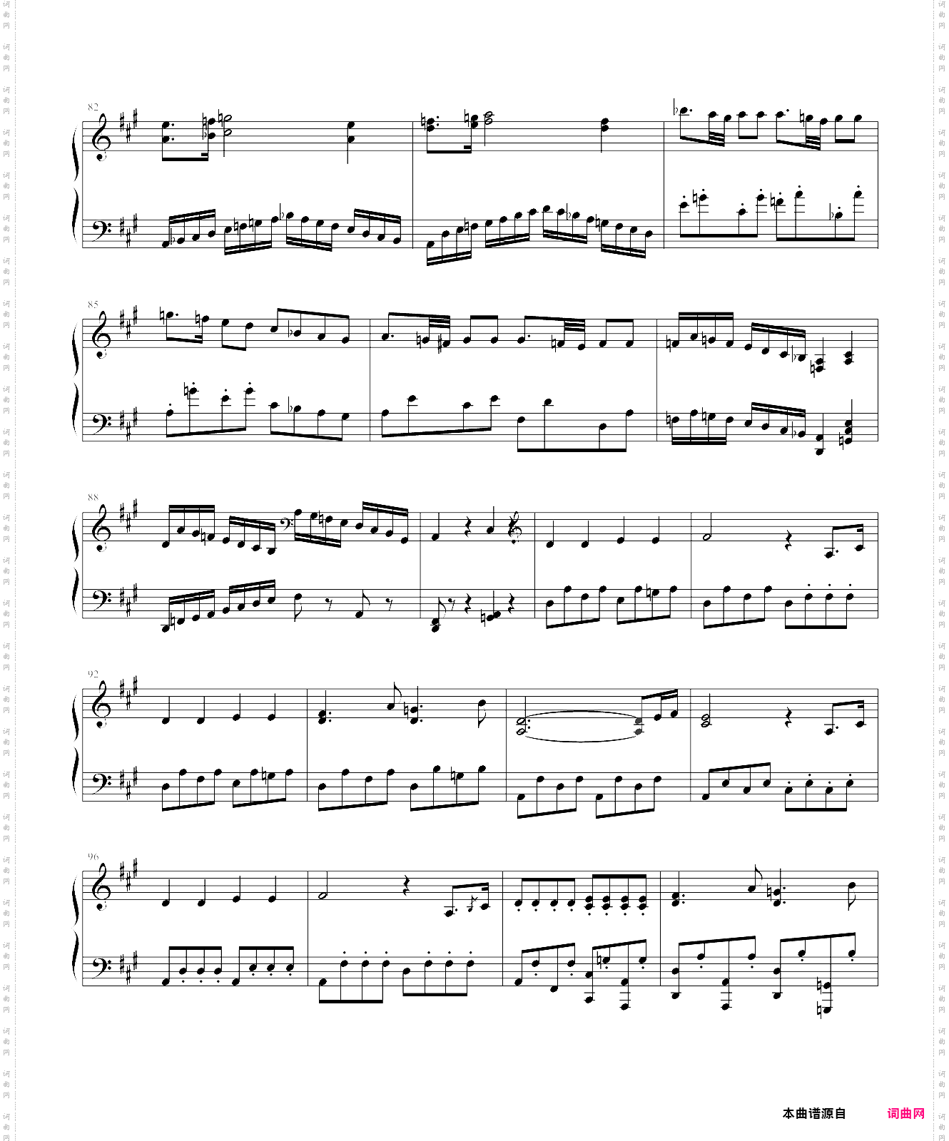 a大调奏鸣曲第一乐章