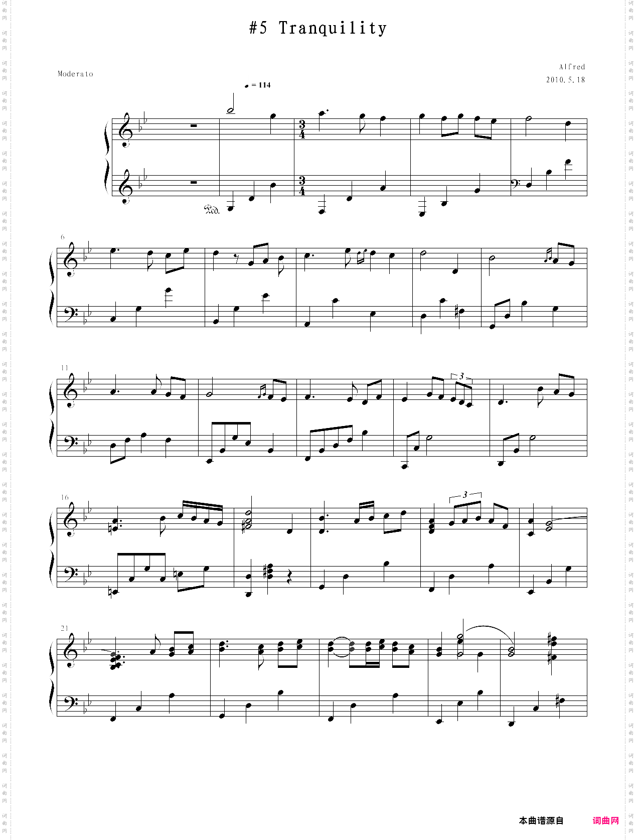 #5 nocturn - tranquility