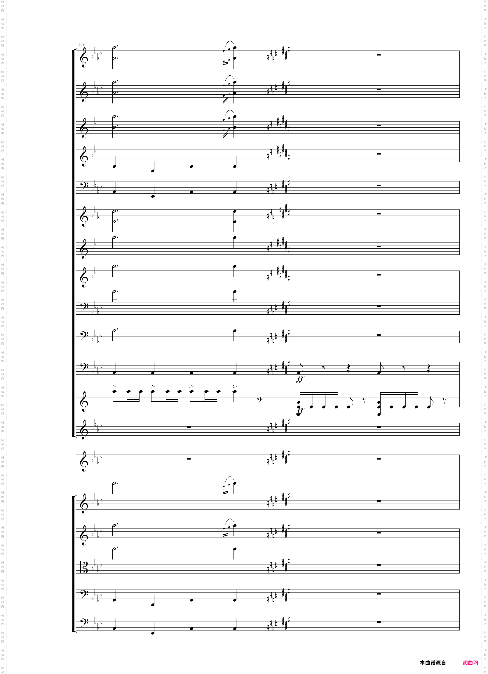 圣徒进行曲颁奖音乐听音扒谱